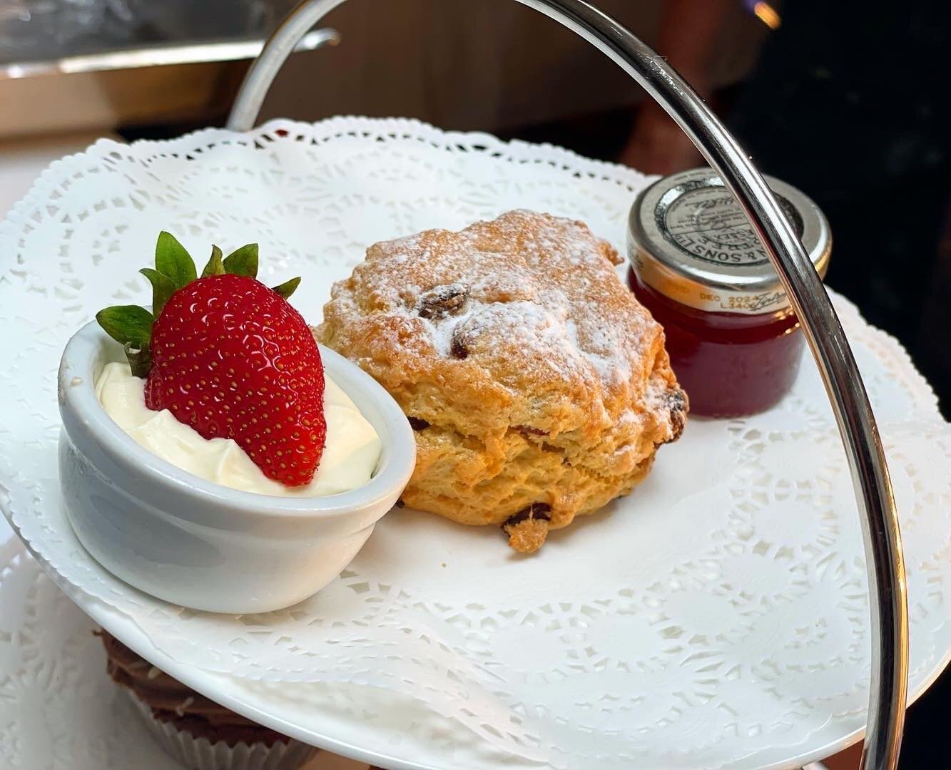 You can&rsquo;t beat a homemade scone served with jam &amp; cream!!🤍❤️🤍 we served these with our afternoon tea from our open day ✨

Our next open day will be on the 11th of September! 😍