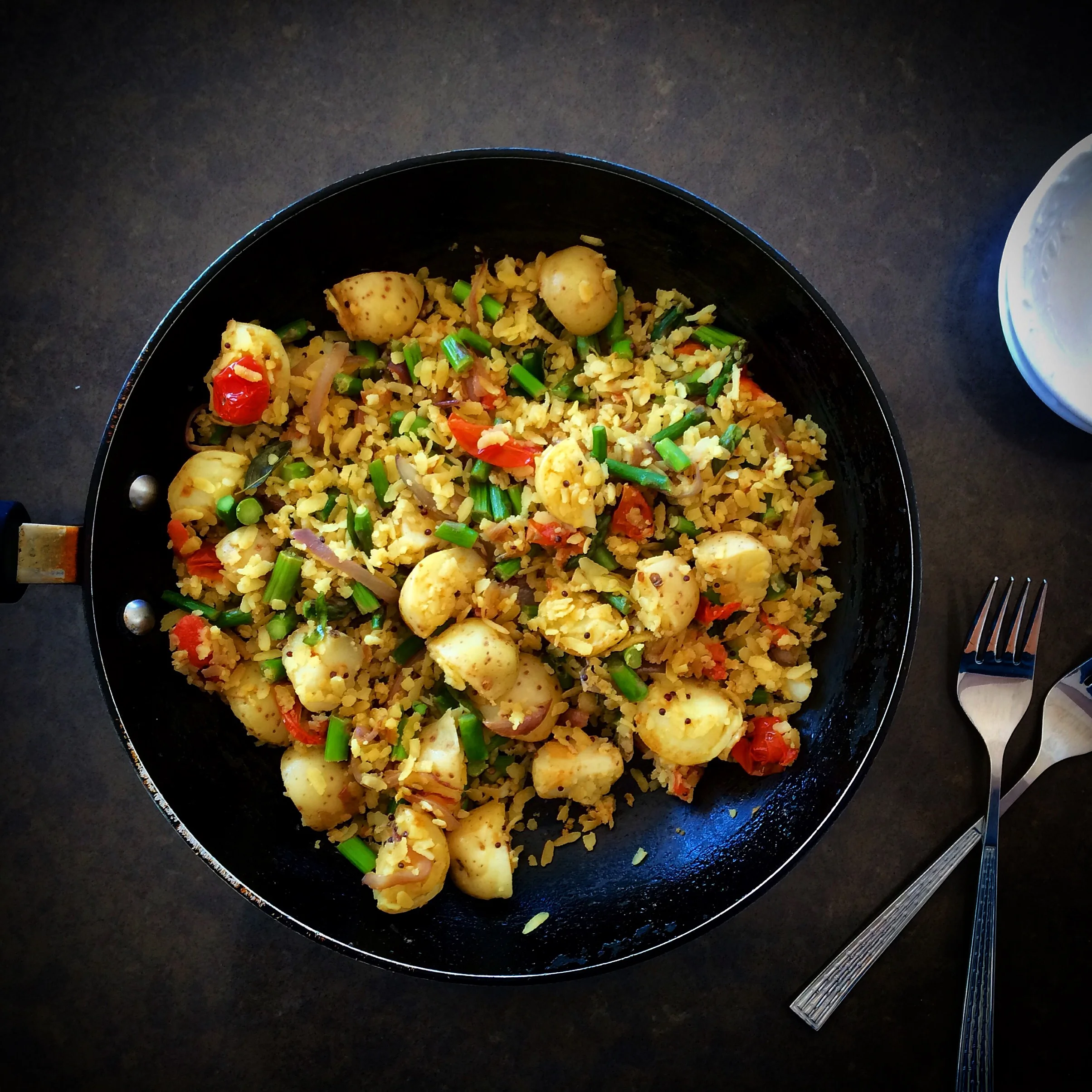 Asparagus Poha