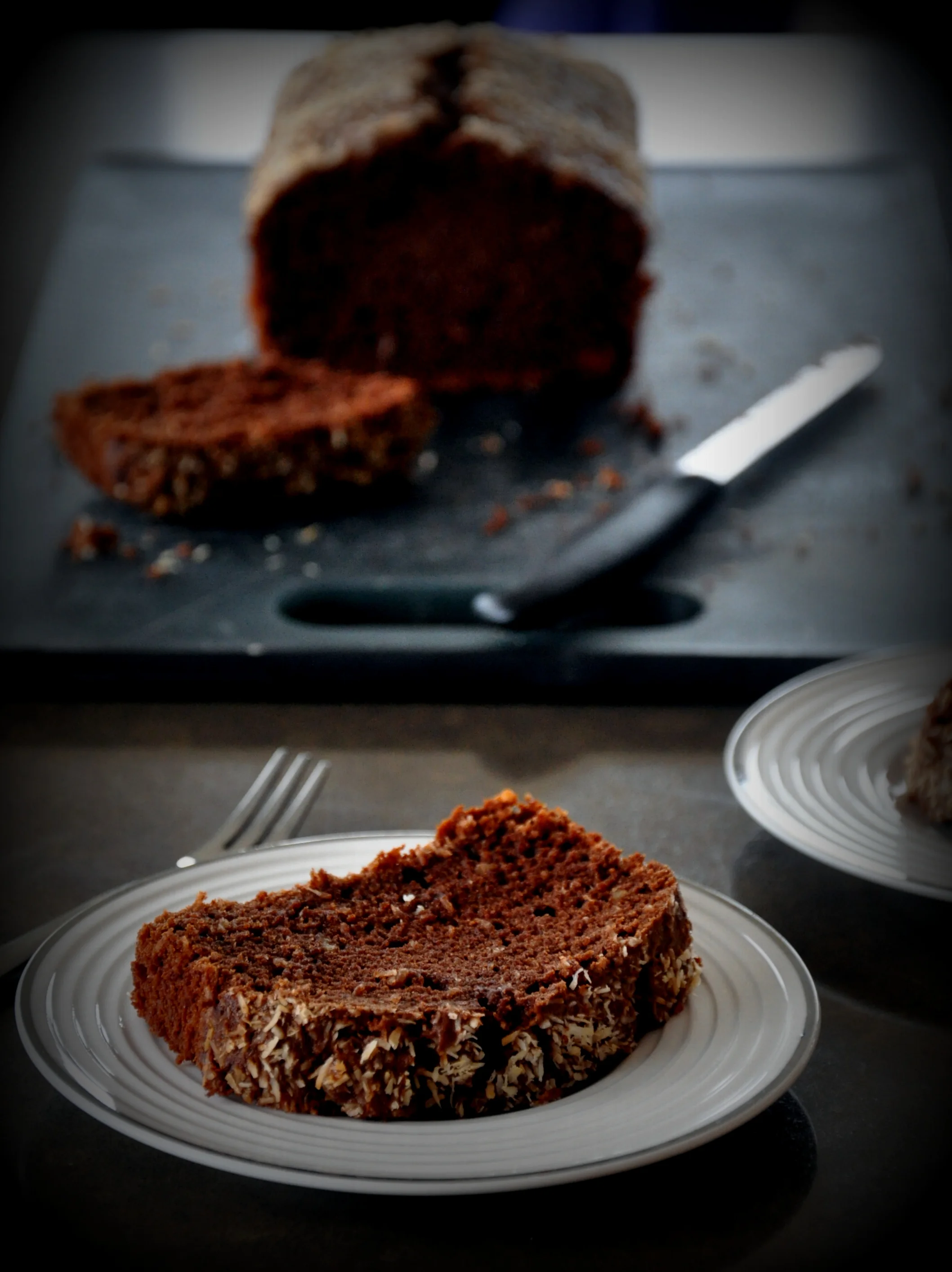 Chocolate Coconut Atta Cake2