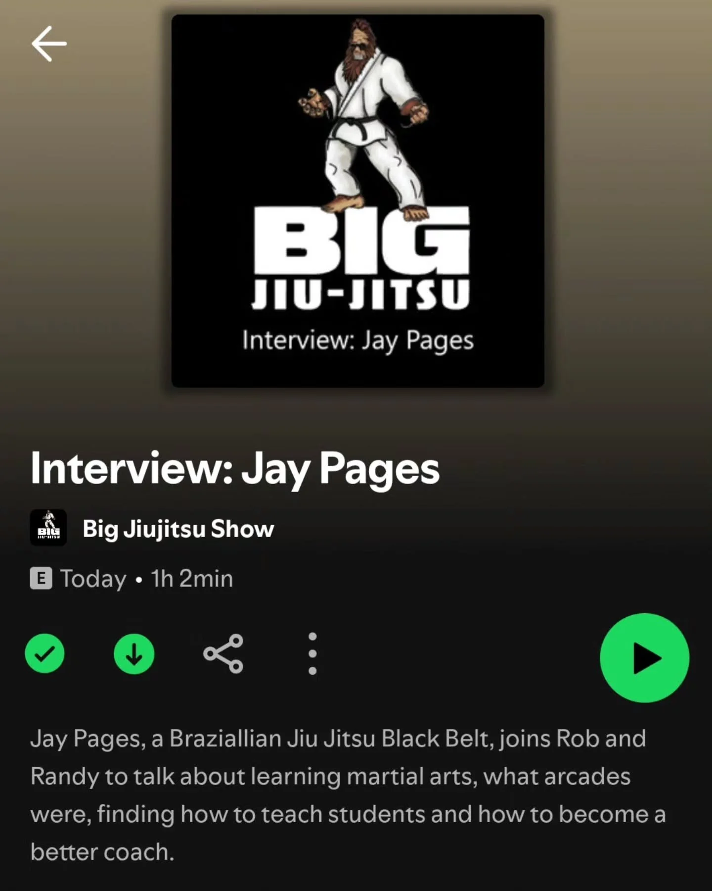 Jay Pages joins Rob and Randy in this episode, go check it out!

#mma #bjj #grappling #podcast