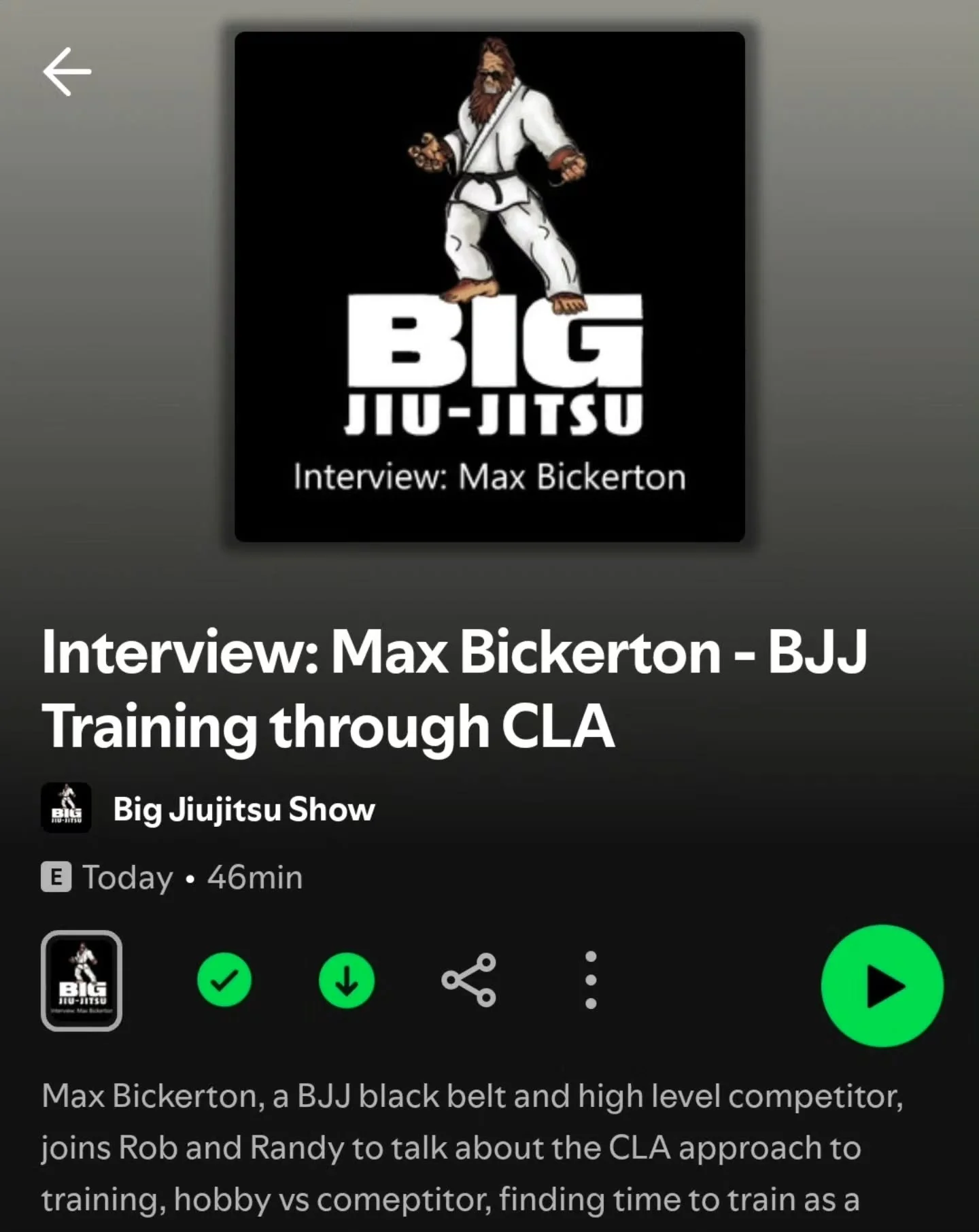 New episode is out! Check it out on your favorite podcast app!

#mma #bjj #grappling #cla