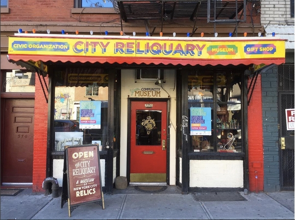The City Reliquary : NYC is known for its world-famous museums. It also has numerous small & eclectic ones. This one is housed a former bodega and features a wide display of city relics and artifacts.
