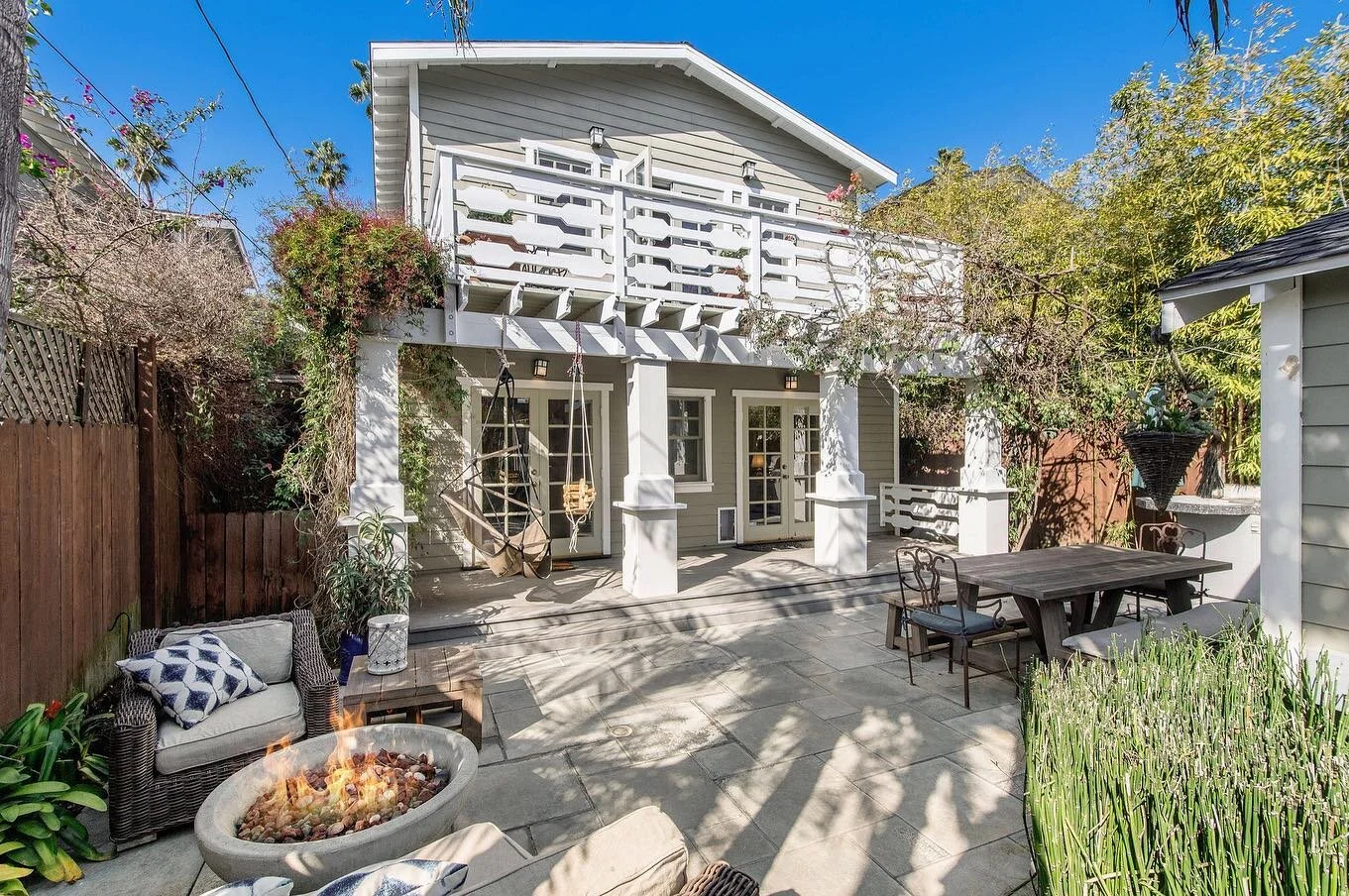 Just Listed in Venice☀️ Magical California Craftsman  with 3  bedrooms, 2 baths plus office, dreamy backyard, 2 car garage, gated, private. Offered at $2,795,000 .