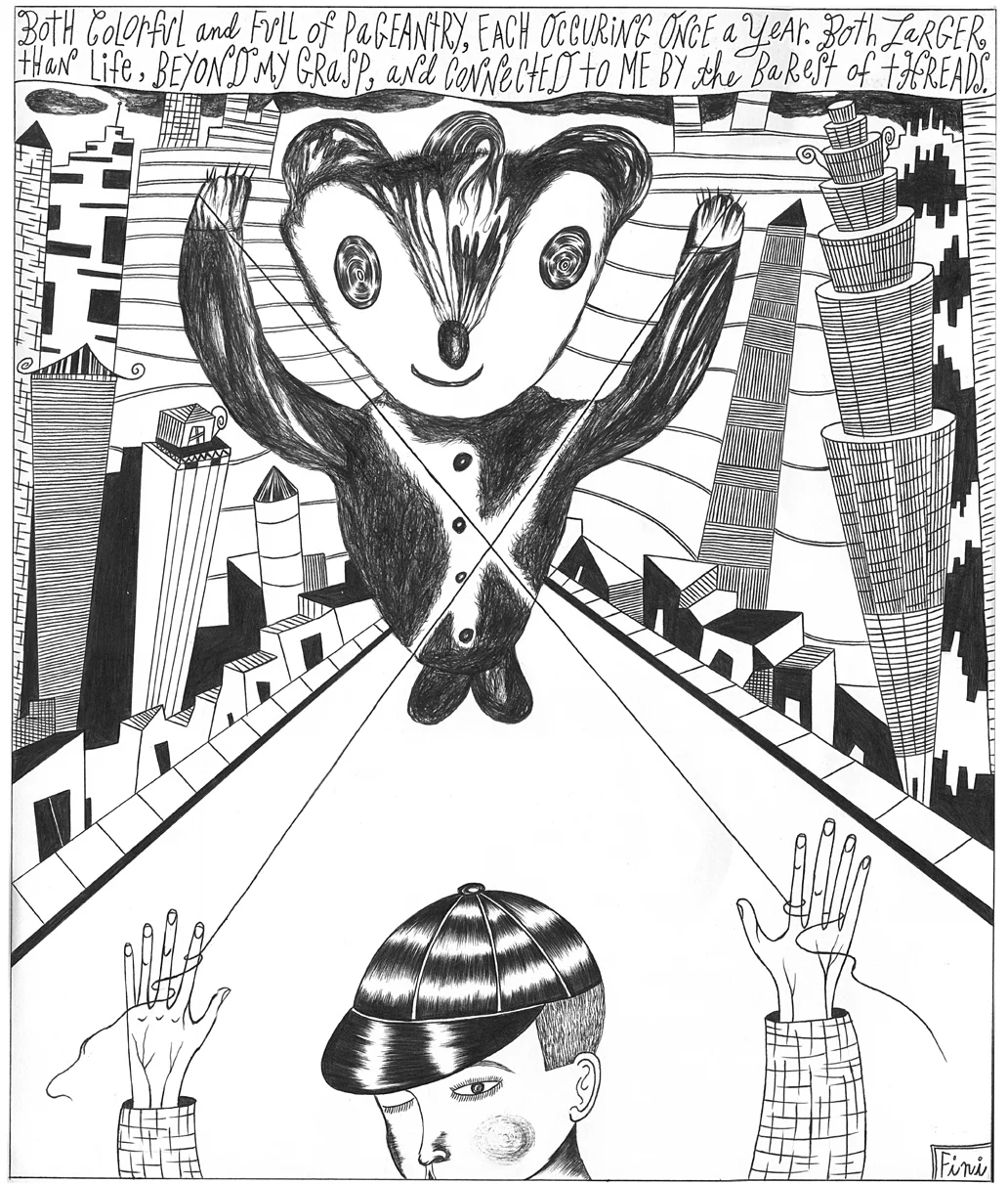 Page Three of short story "Float"