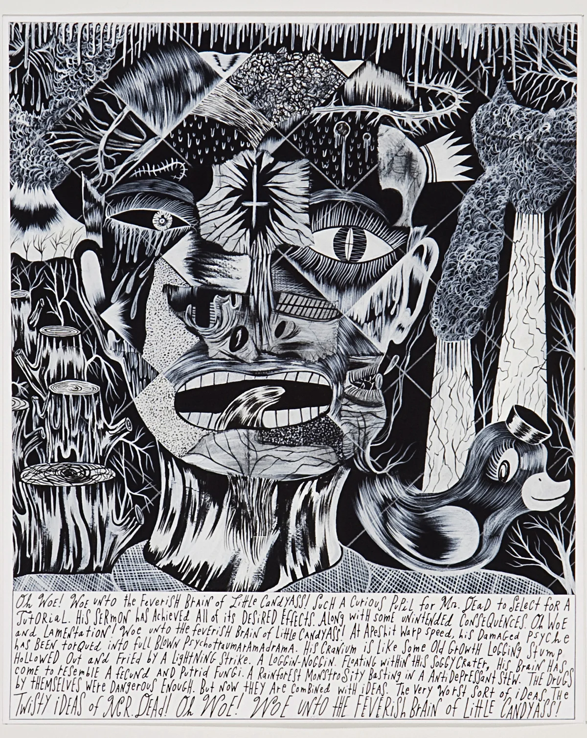Page from "graphic novel" Scary!