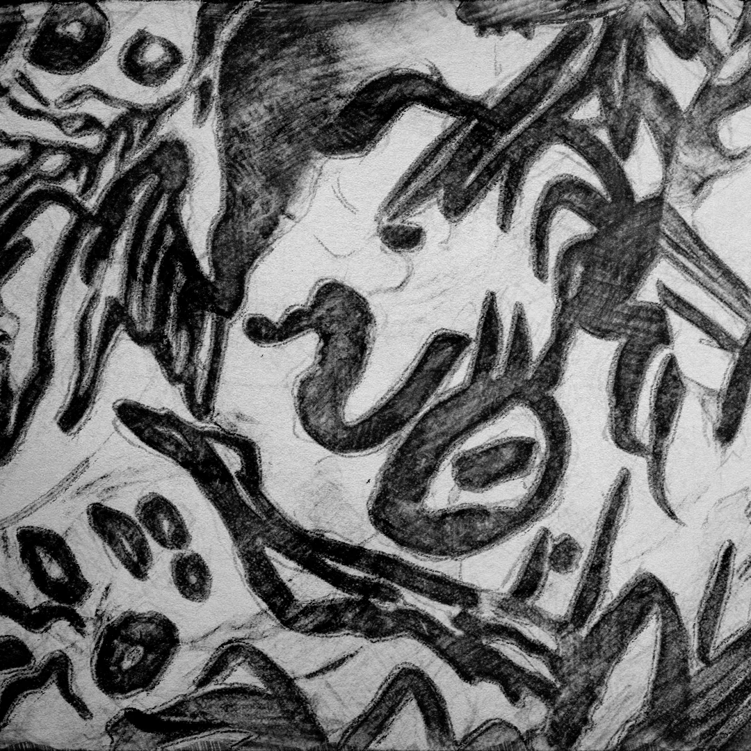 Detail. Hunger, 2017. Natalie Westbrook and Johannes DeYoung. Dual channel video installation.