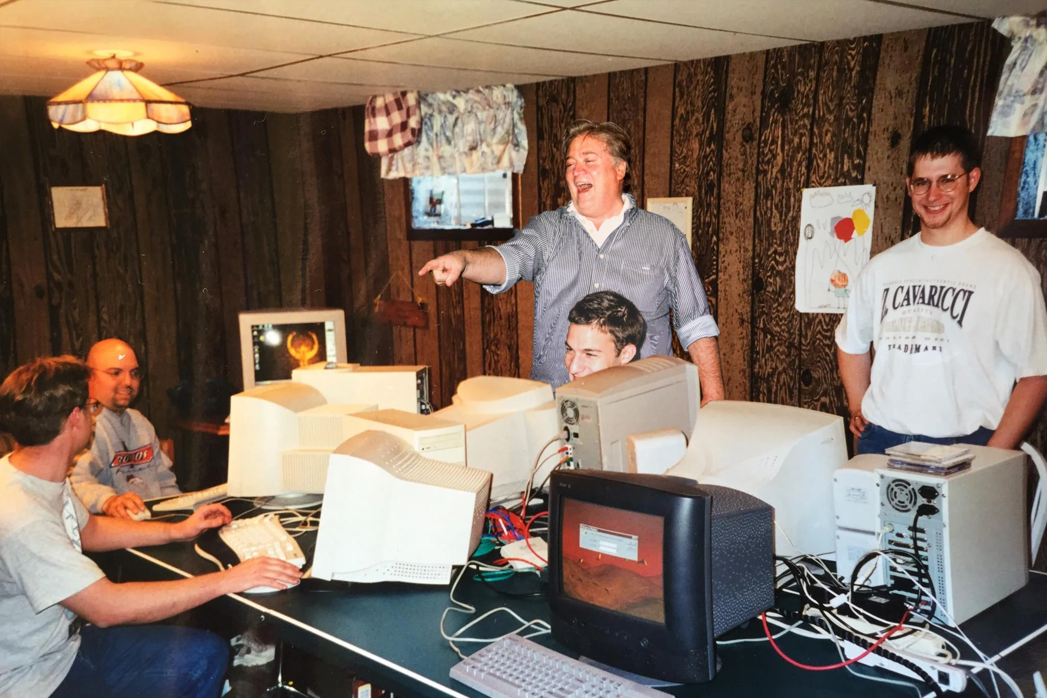 Steve Bannon's first LAN party 1998