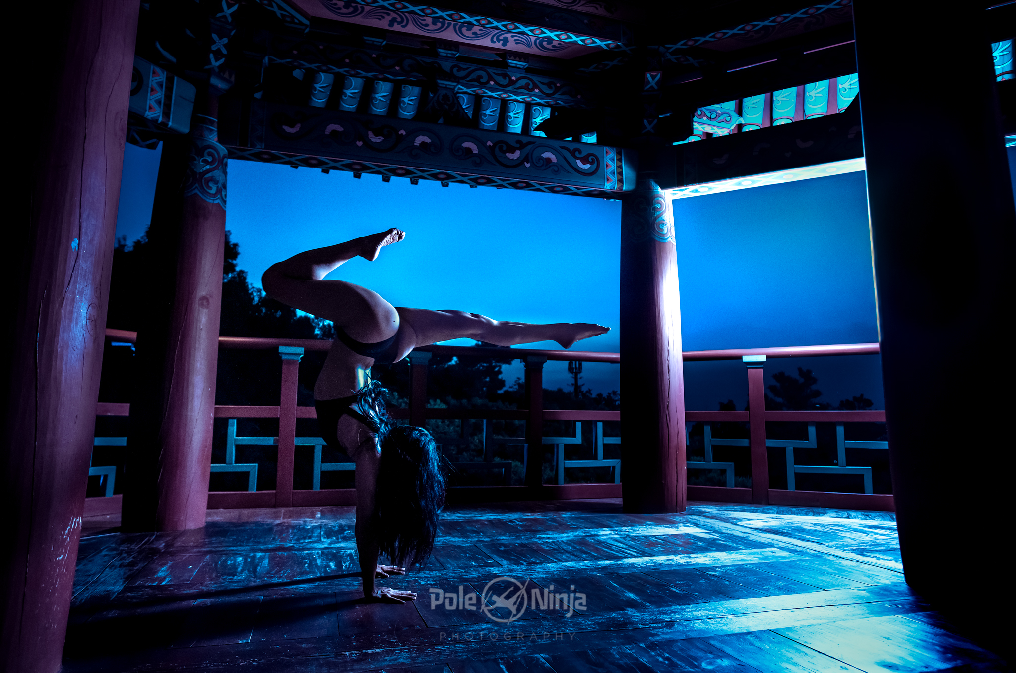 this is the shot we got. Unfortunately, for all my hours of scouting, I got lost when taking the models up to the location. We ended up getting to the location close to sunset, and by the time I was set up, it was already evening. I ended up in a rush to get things set up, and I'm not disappointed by this image at all, but I certainly didn't get all the shots that I wanted. Maybe next time. But for now, check it out. Model: Renee Wu