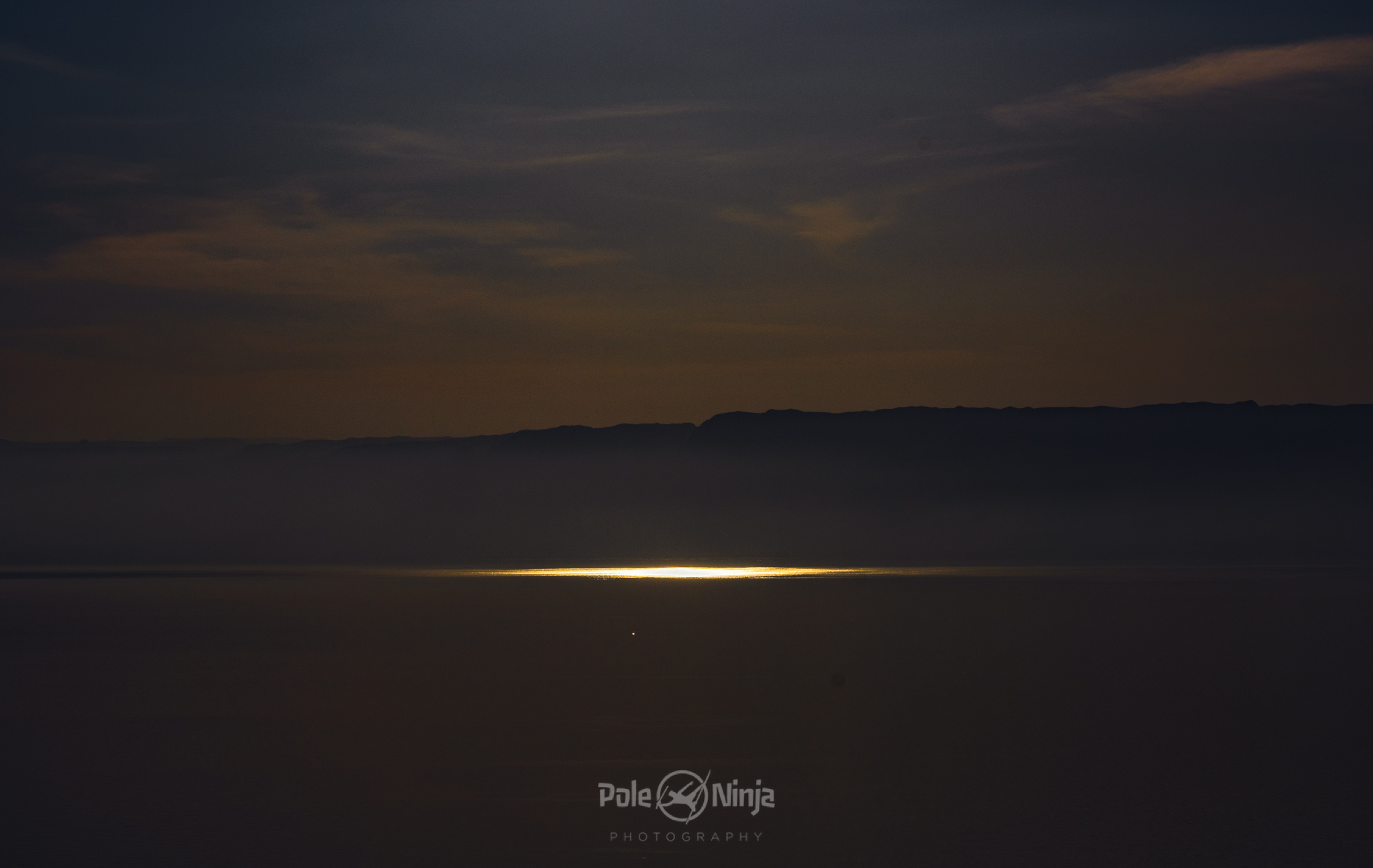  And the Dead Sea, reflecting the sun, as we race toward the sea before sunset 