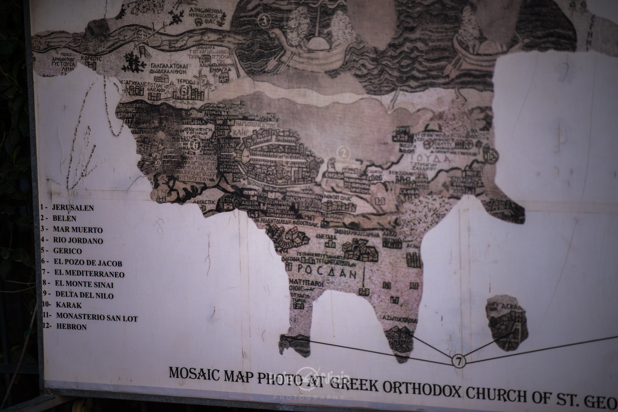 The map they found that was still left in tact --apparently the entire floor used to be a map.