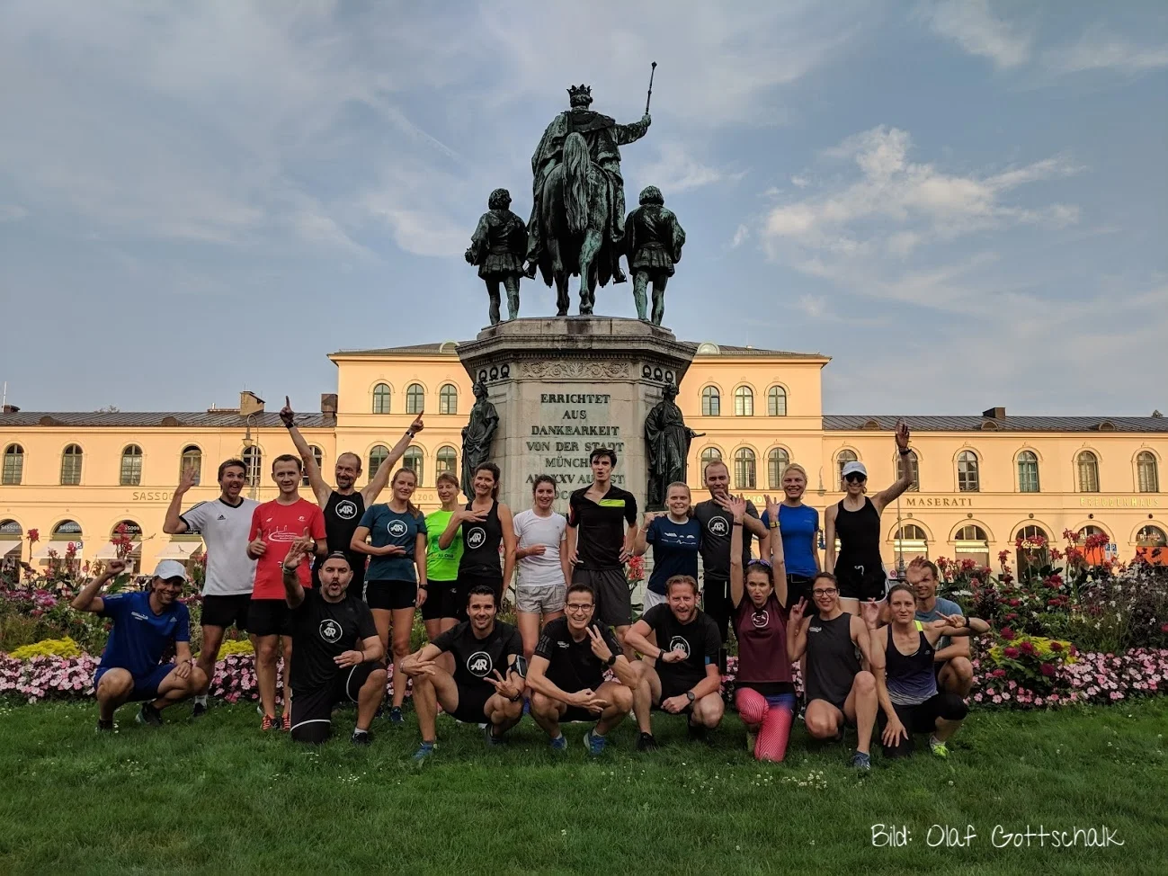 Die komplette Gruppe vom Tegernsee Get Fit Programm