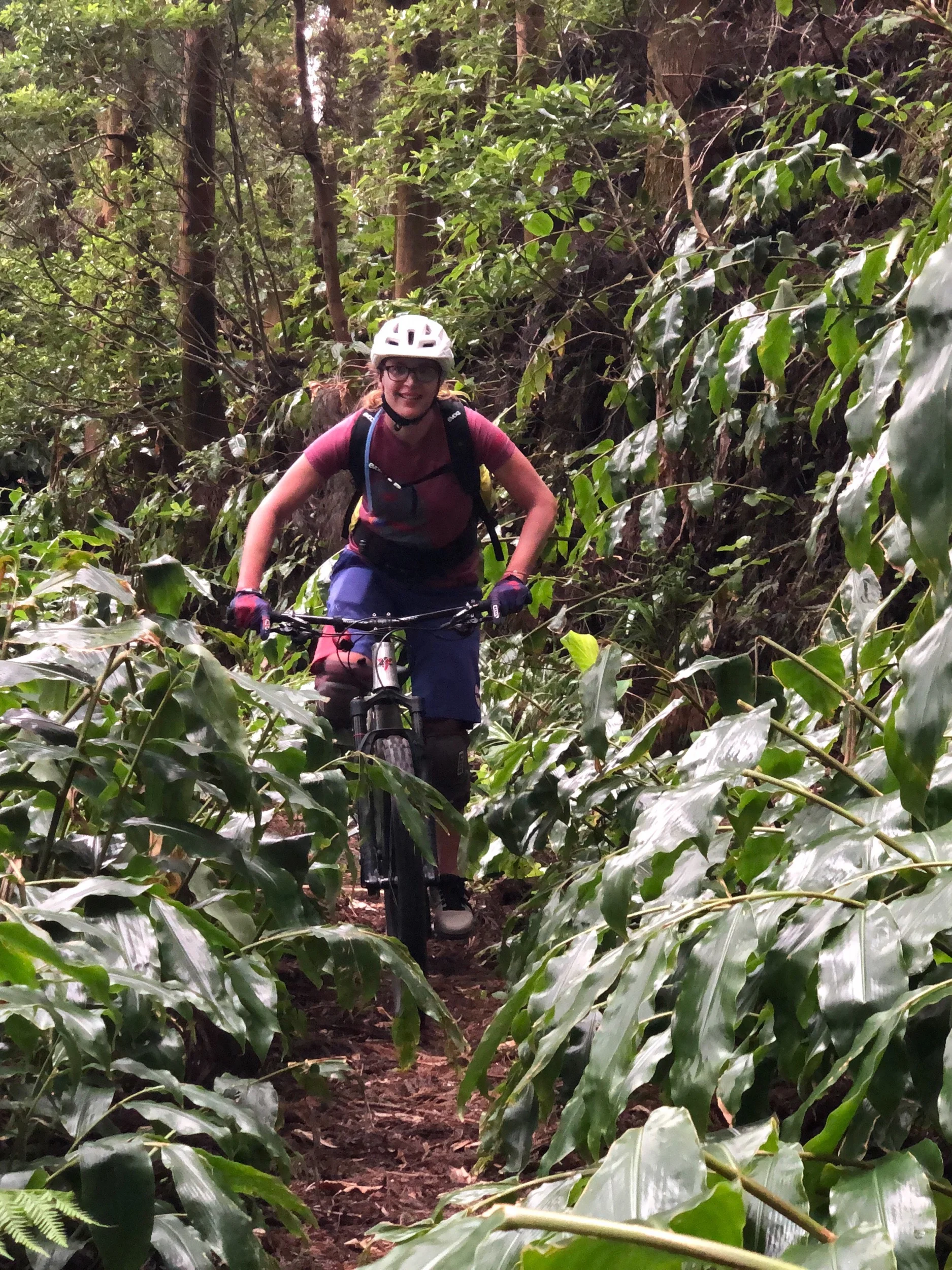 Auf einem der vielen Trails, die wir auf São Miguel gefahren sind