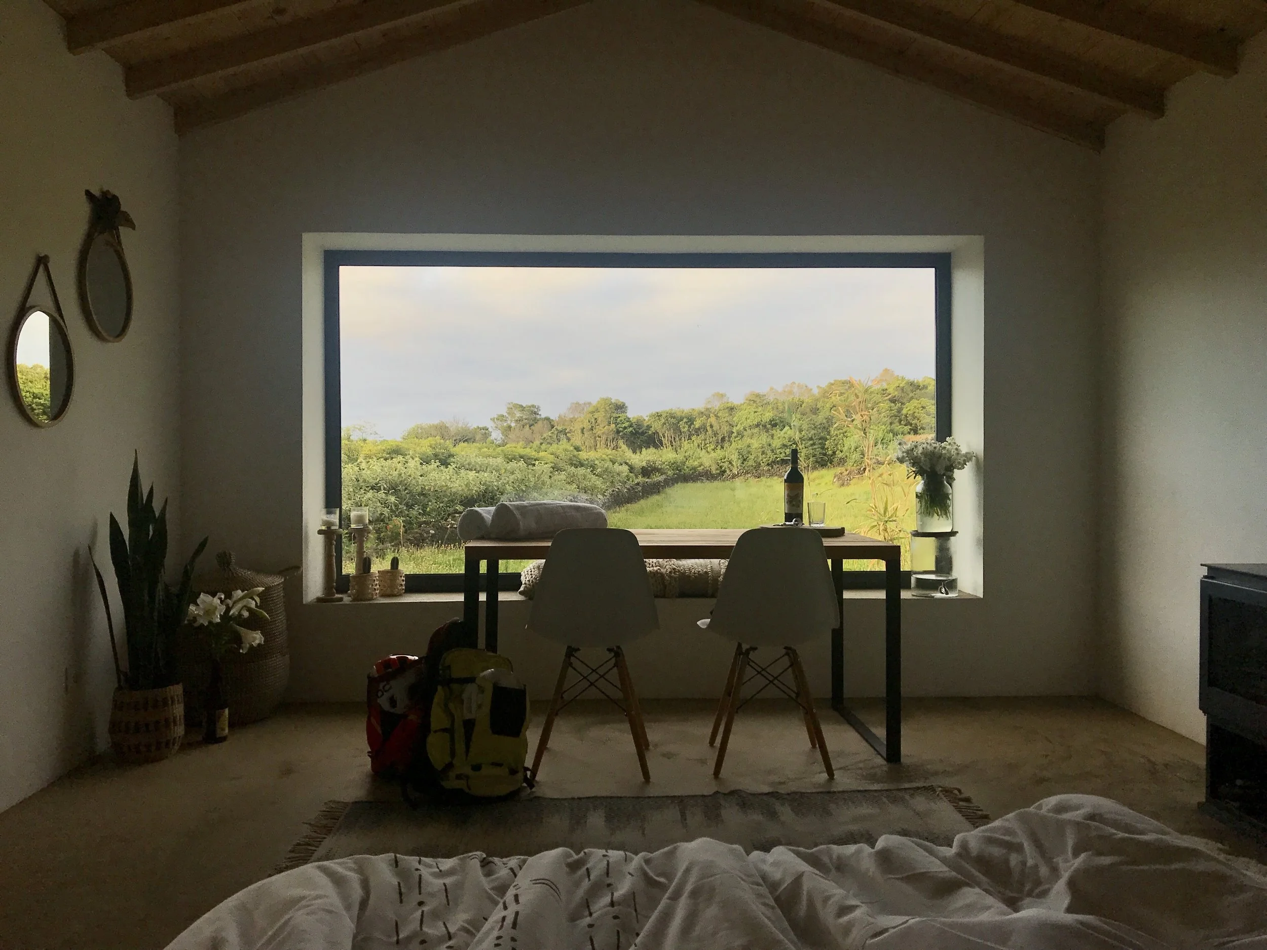 Mit dem Ausblick lässt es sich aufwachen :)
