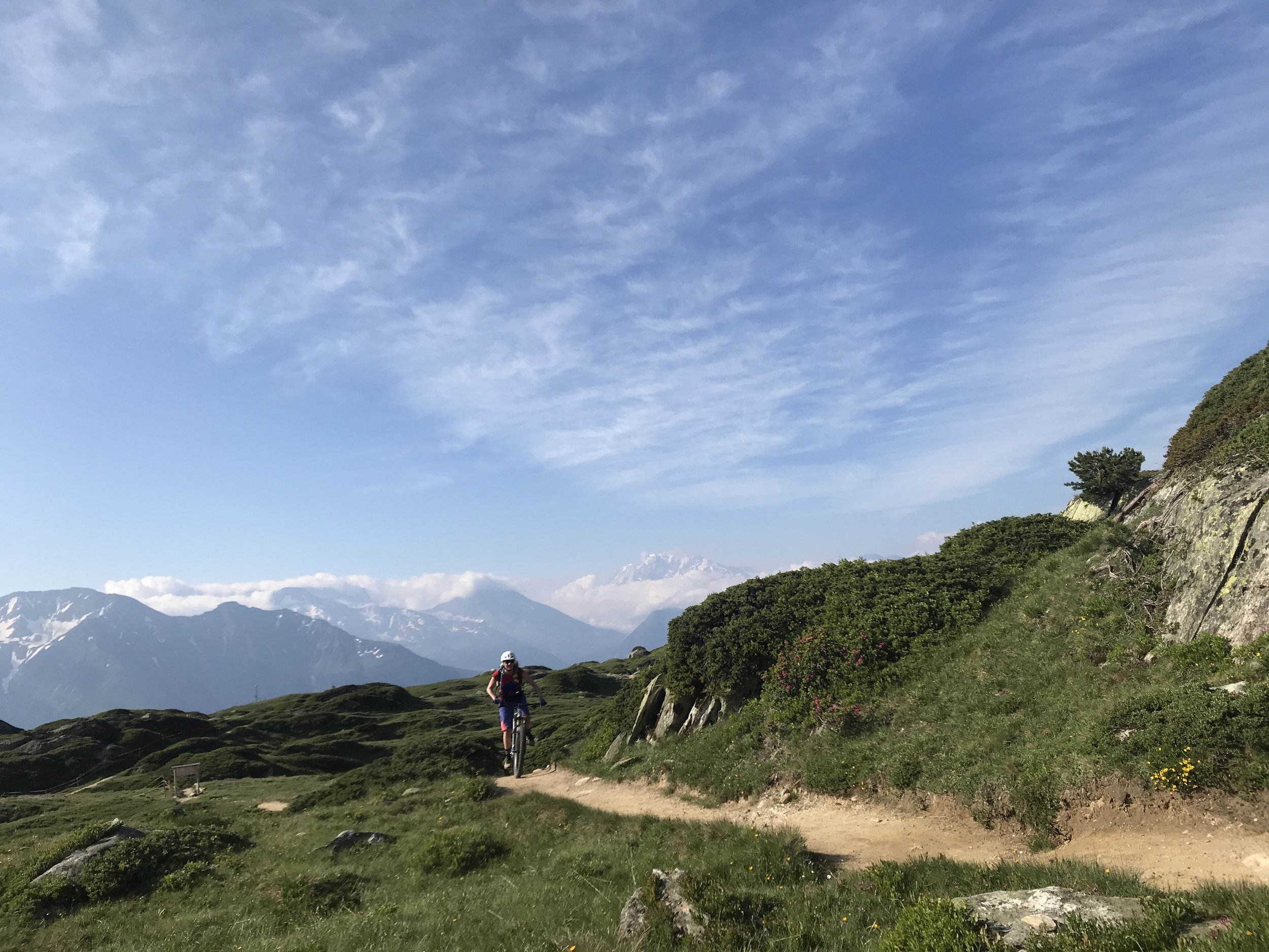 Mountainbiken vor schönster Kulisse 