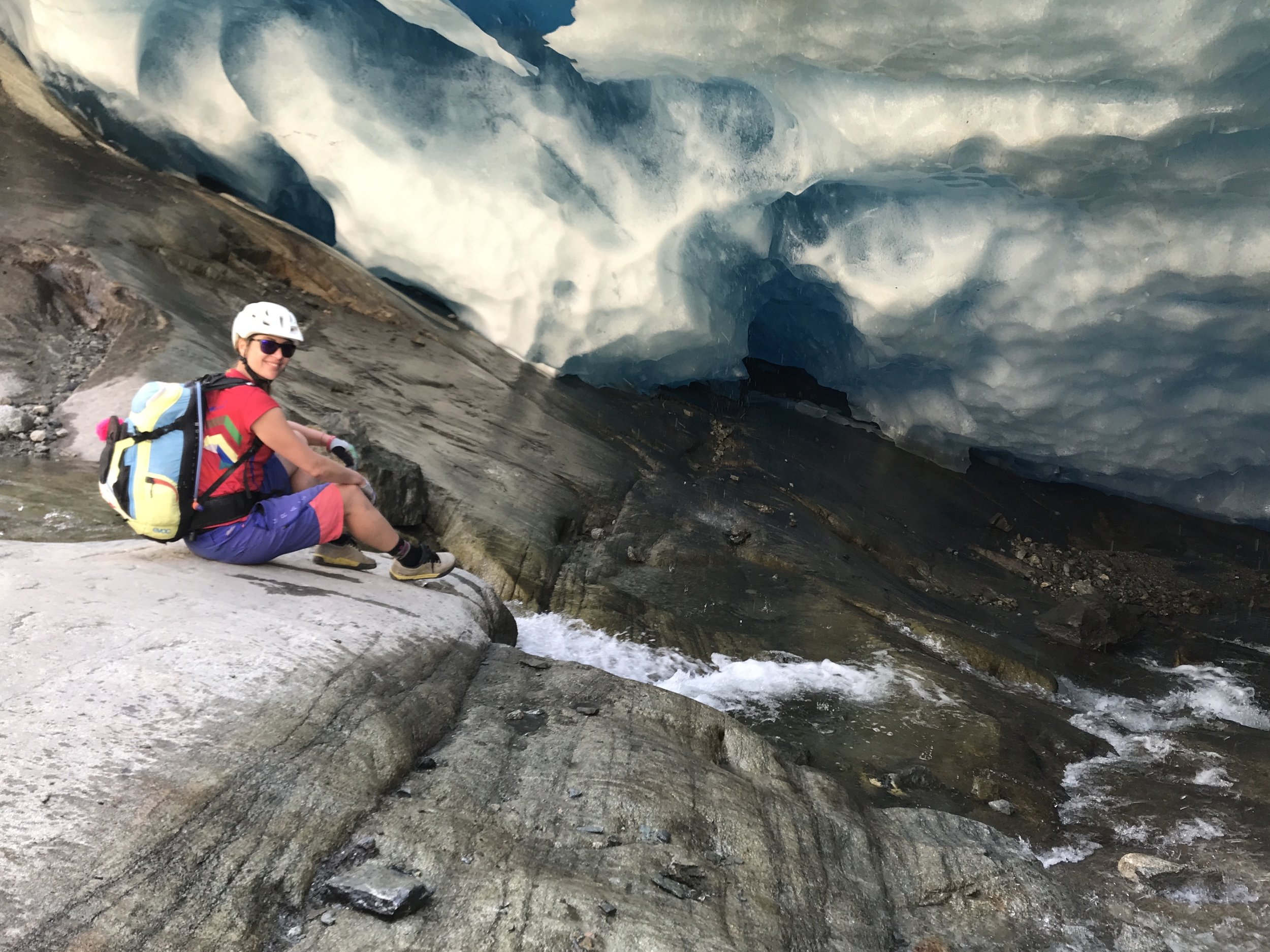 Quasi unter dem Aletschgletscher