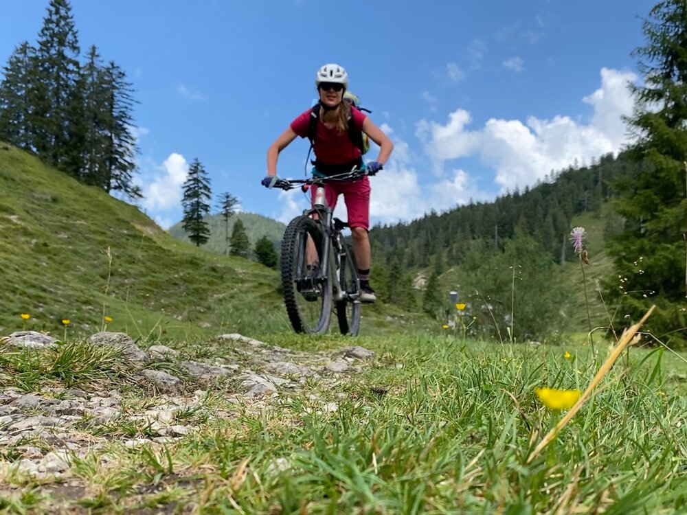 Weiter gehts auf Trail - mal in der Ebene...