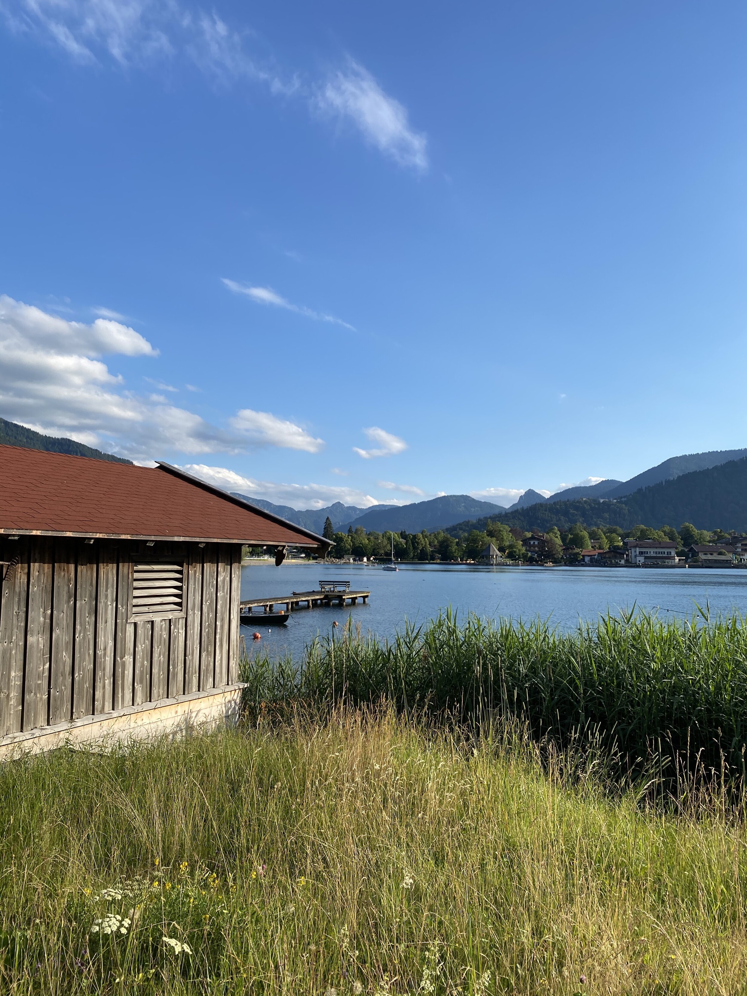 Der Tegernsee lädt zum Reinspringen ein...