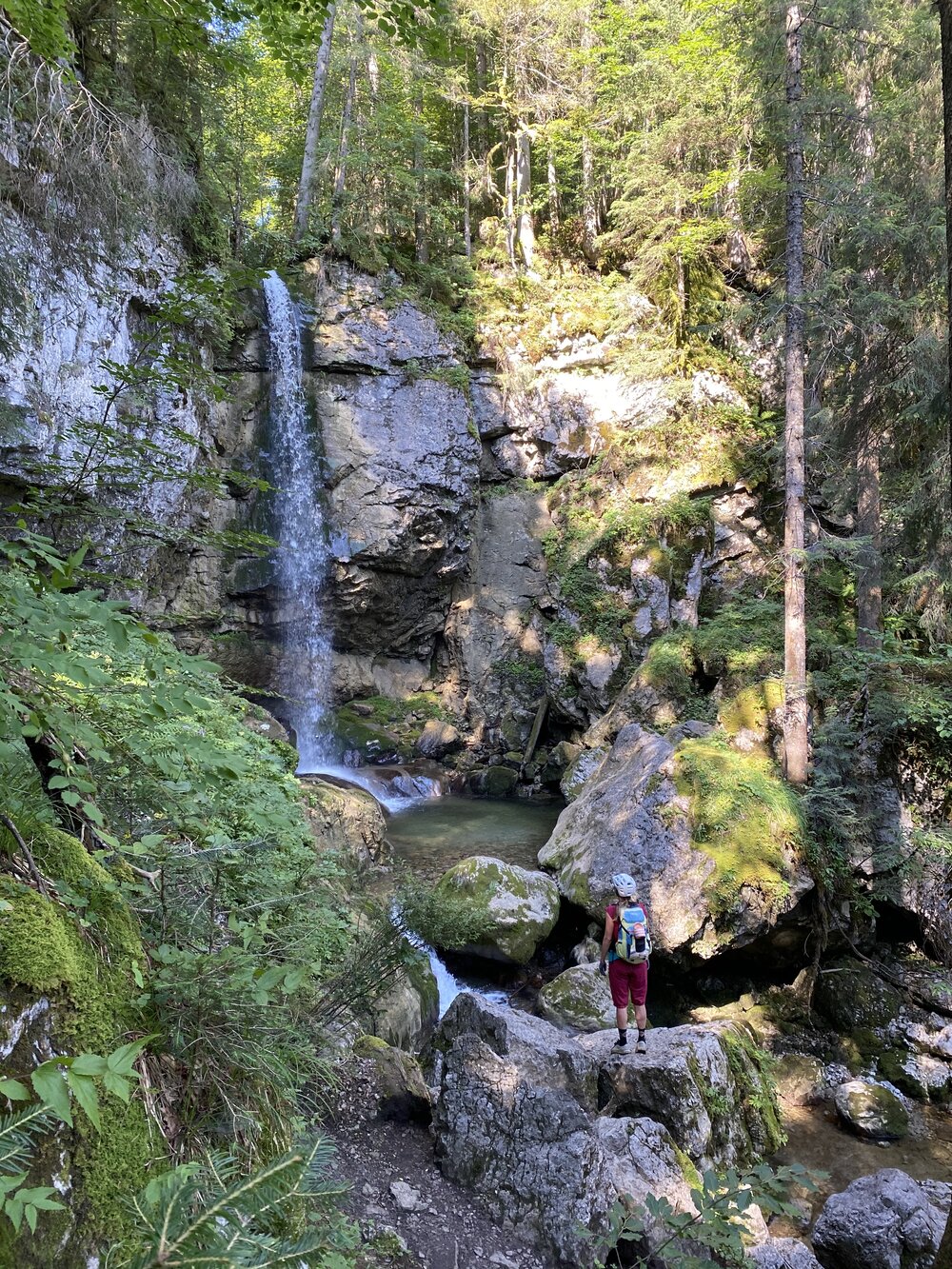 Größenverhältnisse: Wasserfall / Joana