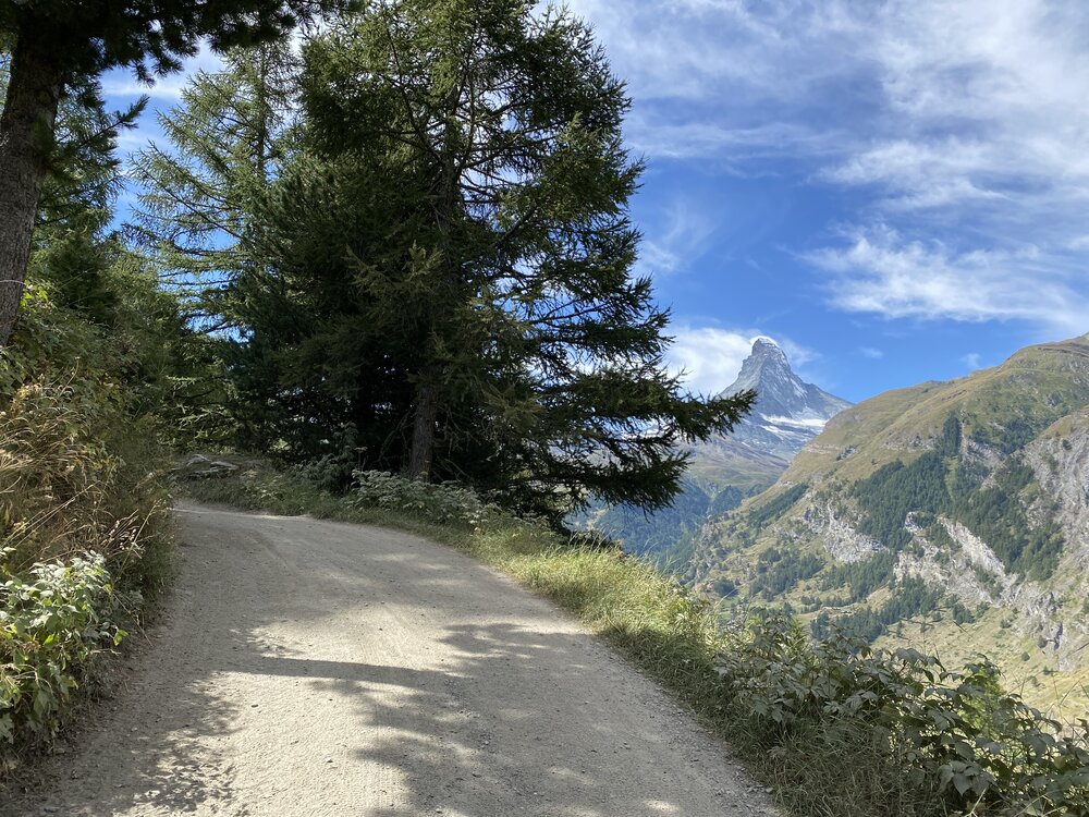 Immer wieder rückt das Matterhorn in den Blick 