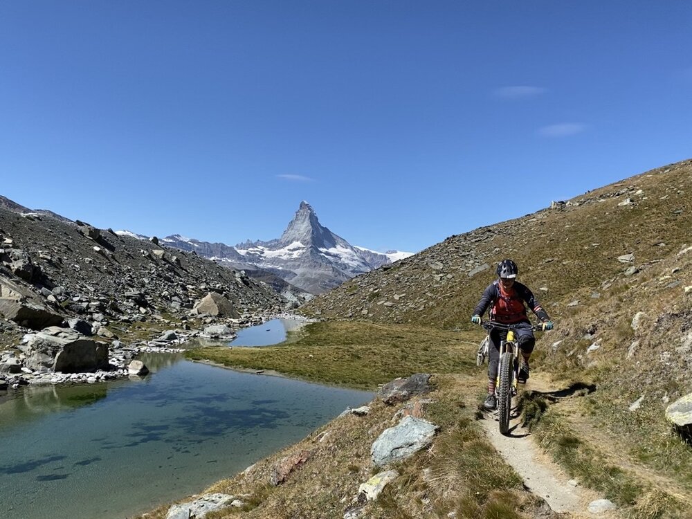 Auf dem Weg zum Grattrail 