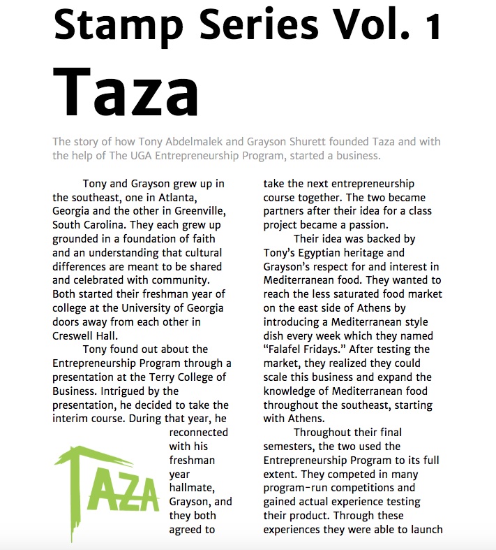 Stamp Series: Taza