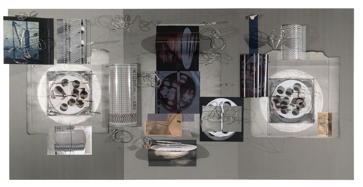 Untitled 014 2016 Mixed Media on Archival Arches Aquarelle Rag Paper 44 x 84 inches