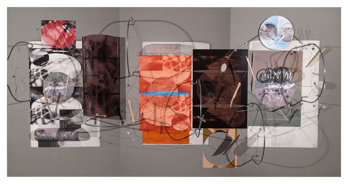 Untitled 018 2016 Mixed Media on Archival Arches Aquarelle Rag Paper 44 x 84 inches