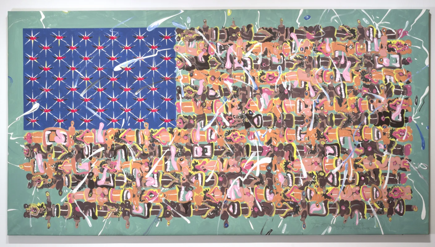 Tomas Esson Real change, 2008 Oil on linen 50 x 94 inches