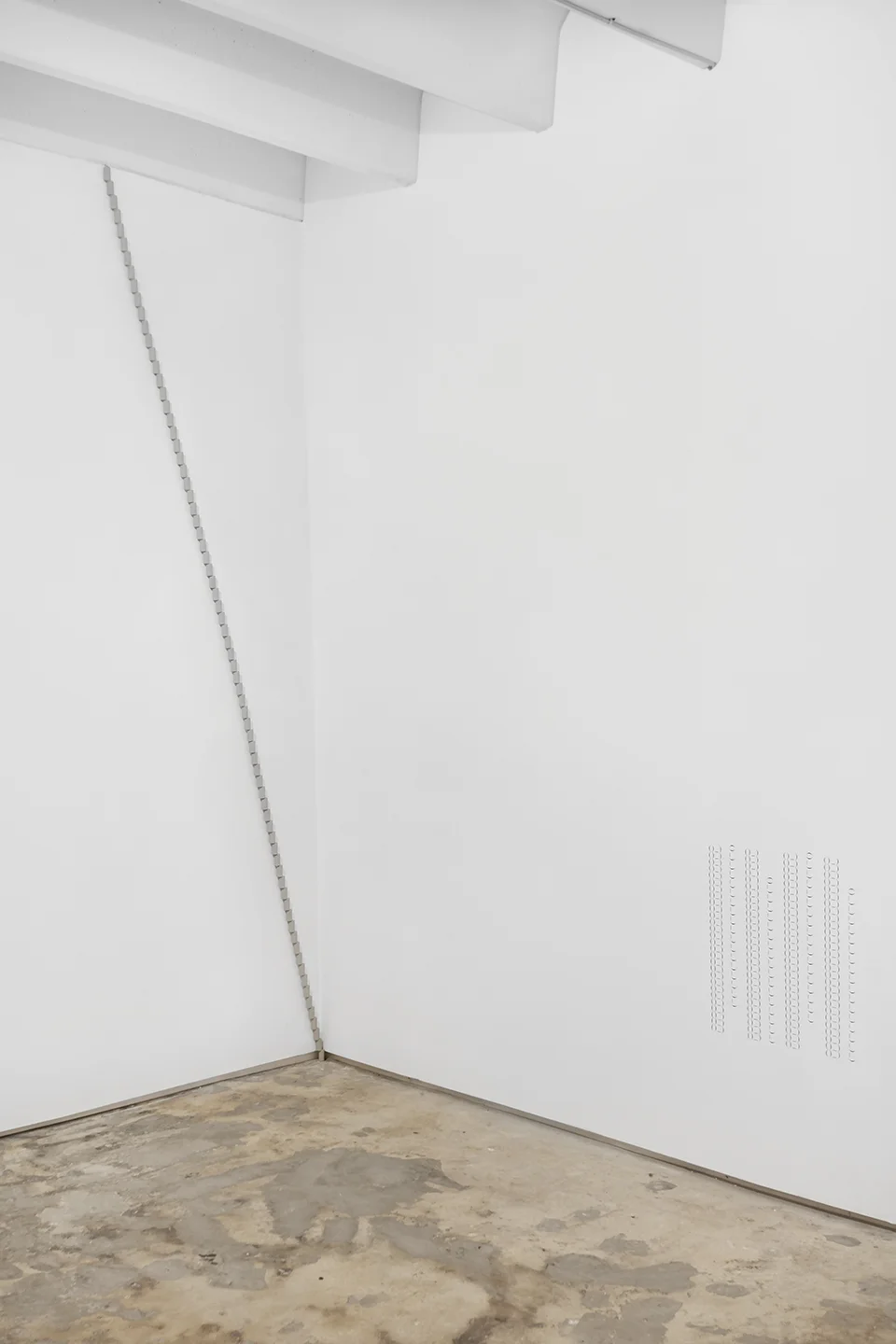 Untitled (model scale: 1:6), 2017 Wood, paint 161 lineal inches