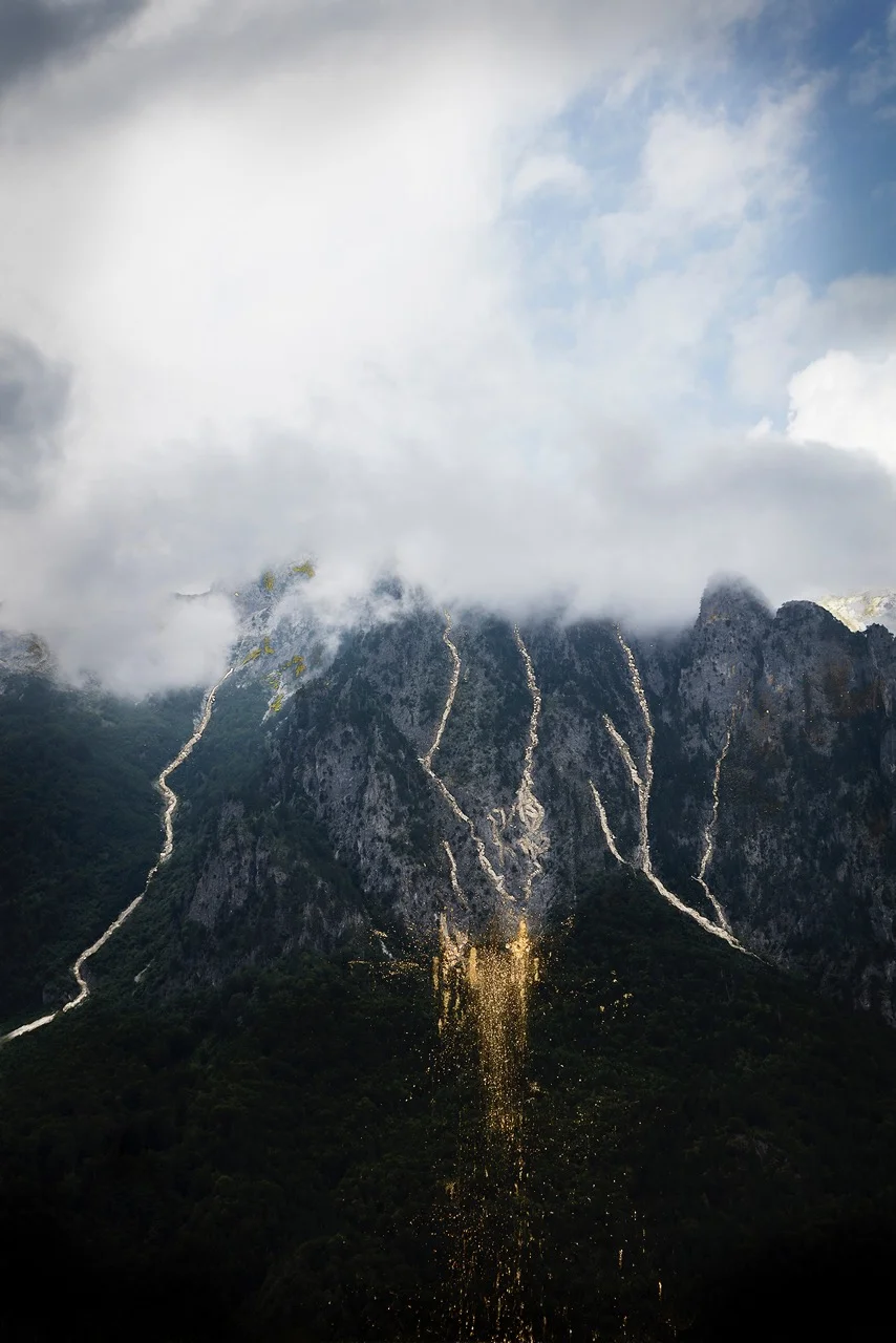  Transmutation 7, (Gold Dust) 2108 Chromogenic print with mixed media. 50 x 33 inches Edition of 6 