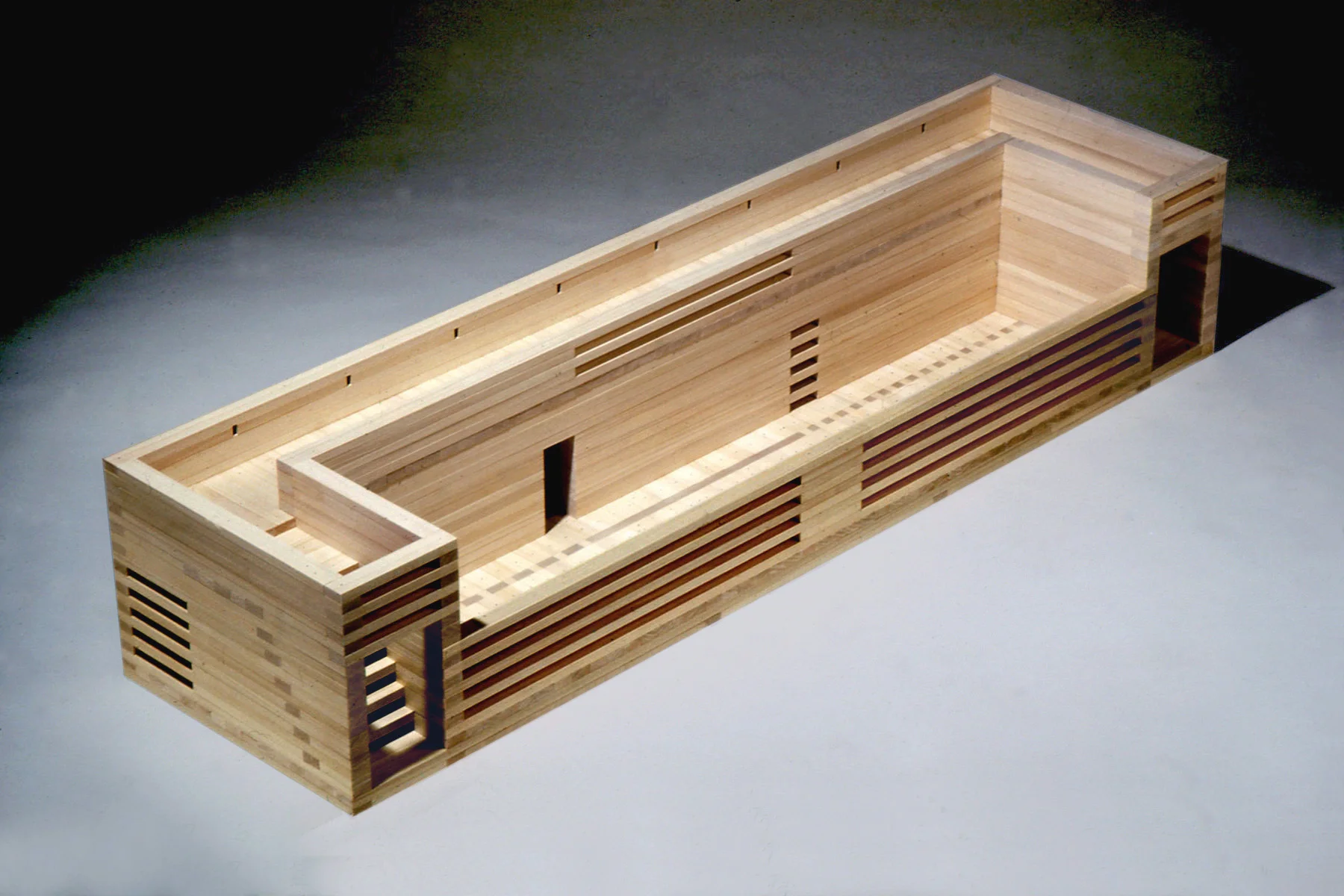 Linwood Balcony , 1991 Poplar 11 x 56 x 15 inches