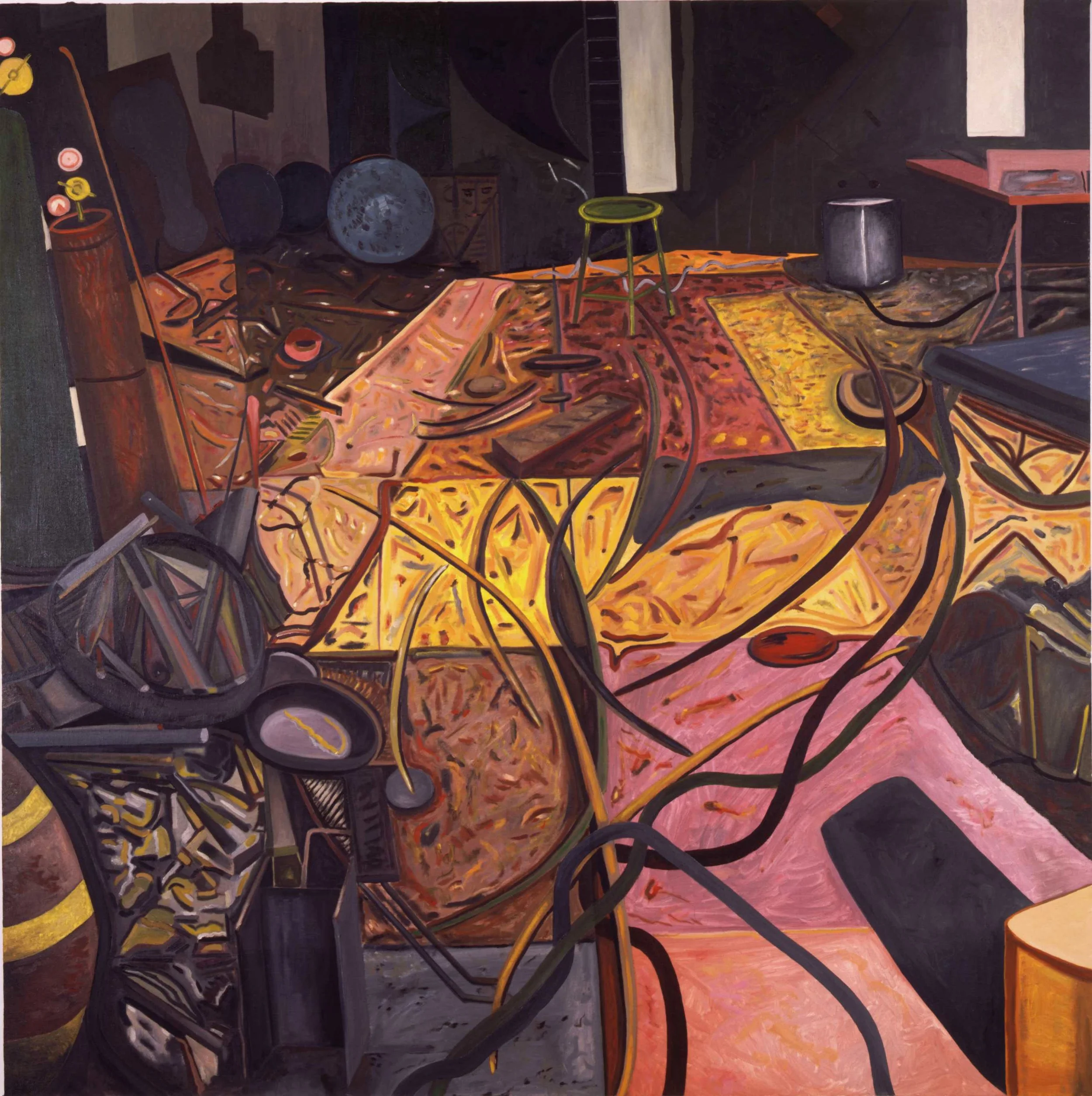   Rafael Ferrer   Solitude , 1998-99 Oil on canvas 72 x 72 in 182.9 x 182.9 cm 