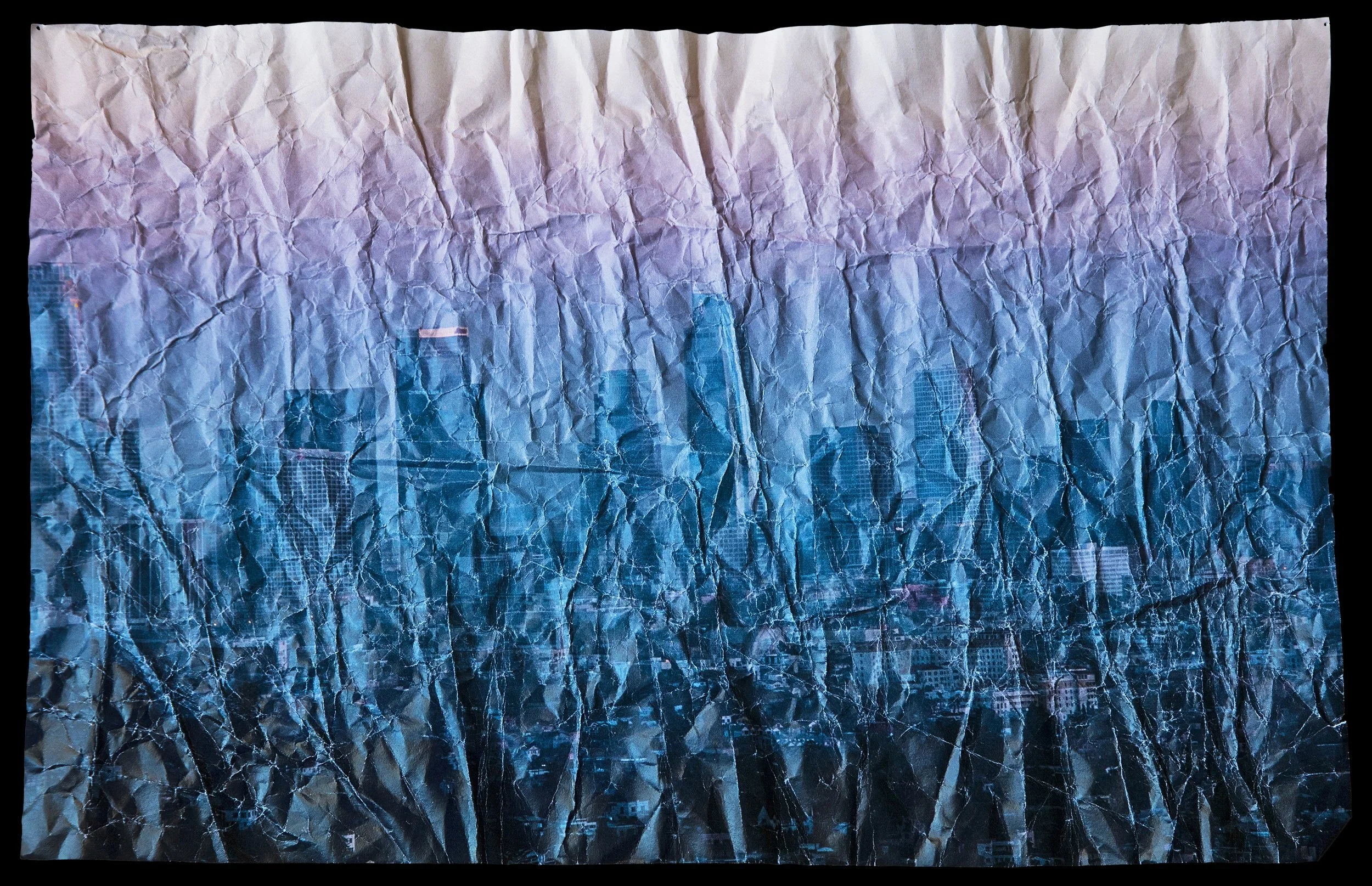   Elena Dorfman   Untitled (Los Angeles) , 2021 Hand sculpted pigment print on archival Hahnamuhle Rice Paper Variable Dimensions, Edition of 5     