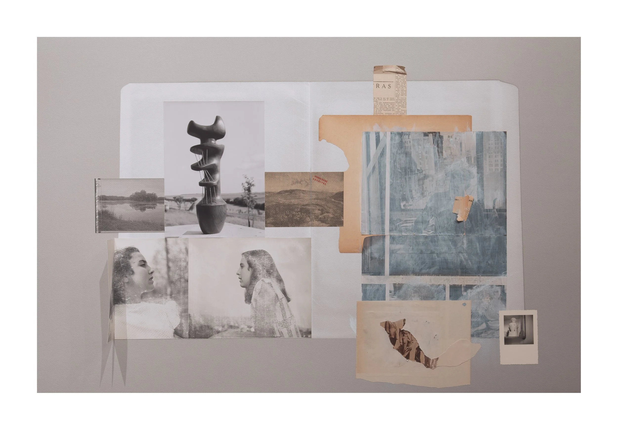   María Martínez-Cañas   Untitled 007 , 2016 Mixed Media on Archival Arches Aquarelle Rag Paper 31 x 44 inches 