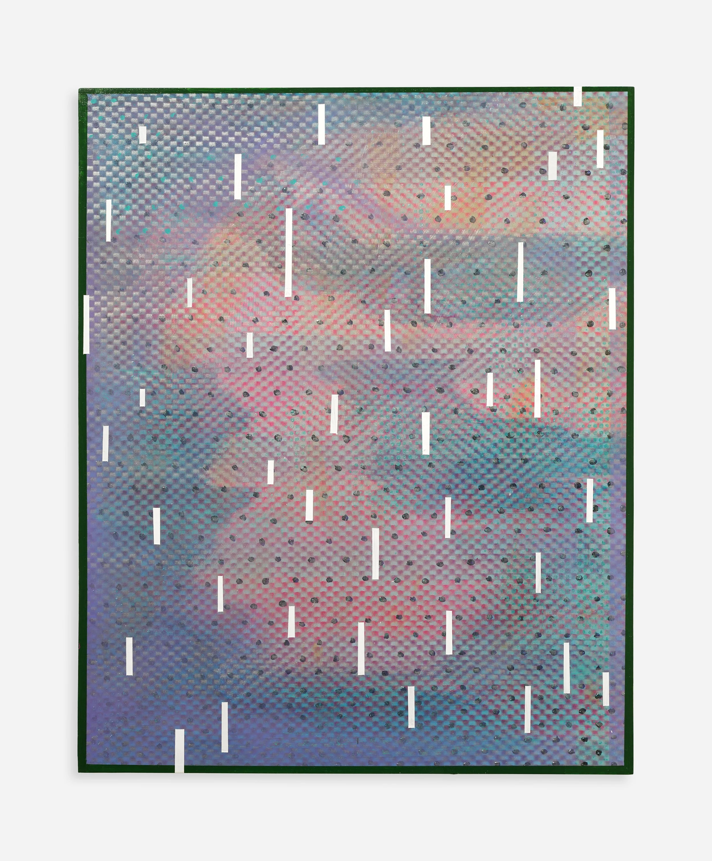   Kelley Johnson   Memory of a place , 2023 Acrylic and flashe on canvas 20 x 16 in 50.8 x 40.6 cm   