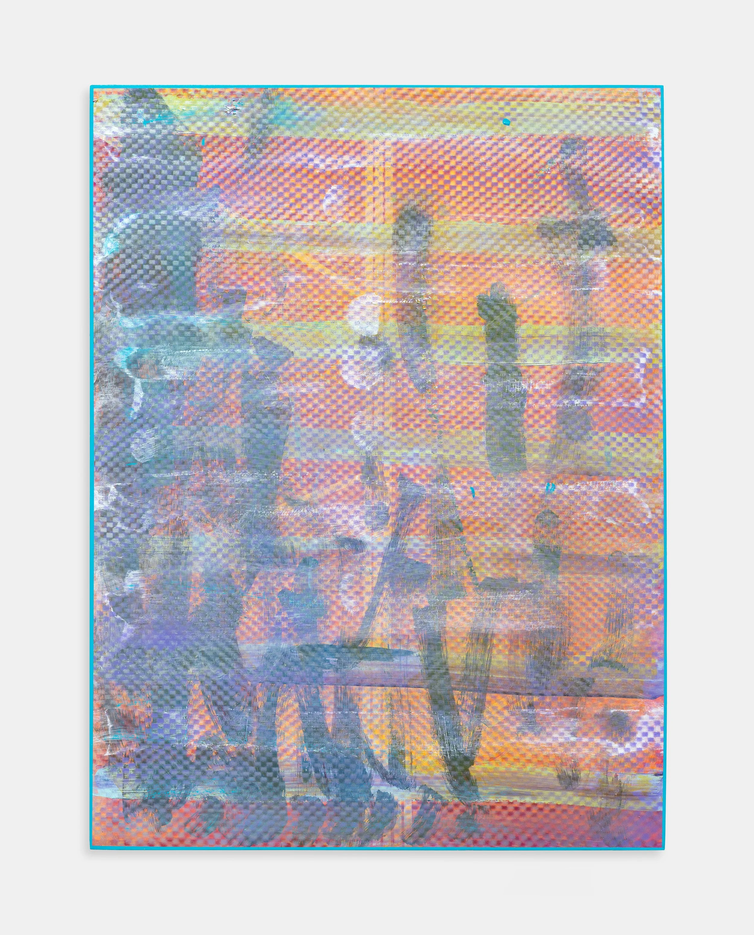   Kelley Johnson   Untitled , 2023 Acrylic and flashe on canvas 24 x 18 in 61 x 45.7 cm   