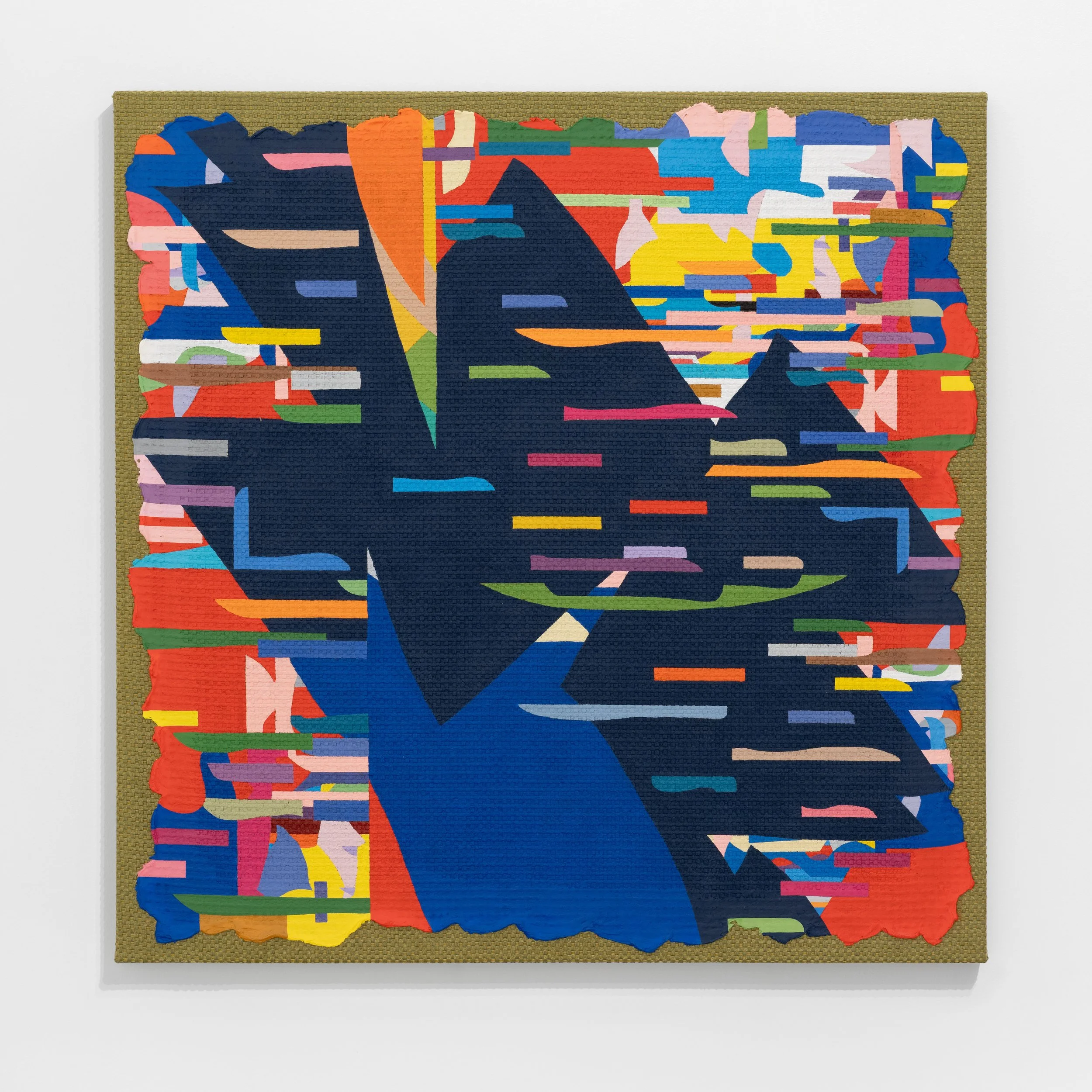   assume vivid astro focus   Reliving Abstractions Unknown #3 , 2016 Acrylic polymer on canvas 40 x 40 in 101.6 x 101.6 cm 