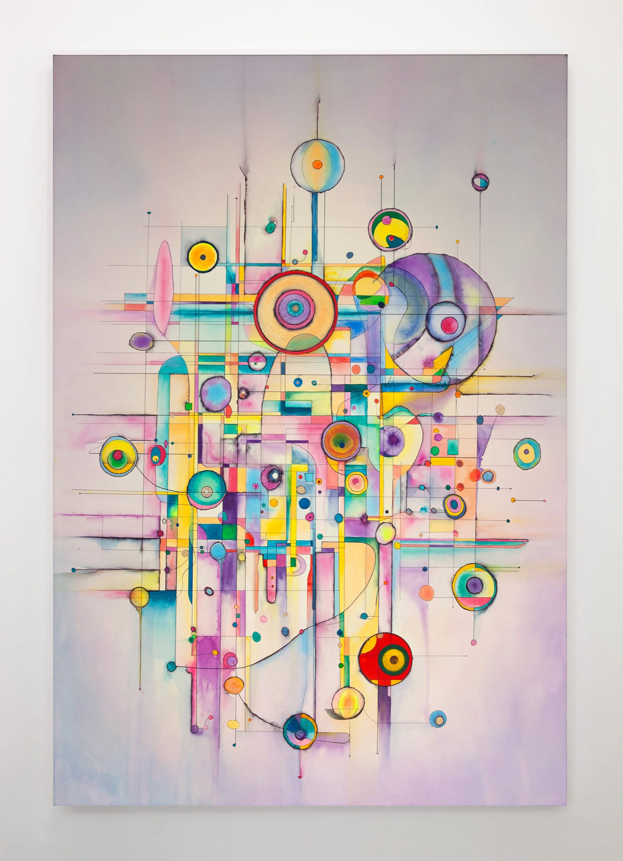   Luis Gispert   Scent of Light , 2025 Linen backed paper on strecher 66 x 45 in 167.6 x 114.3 cm 