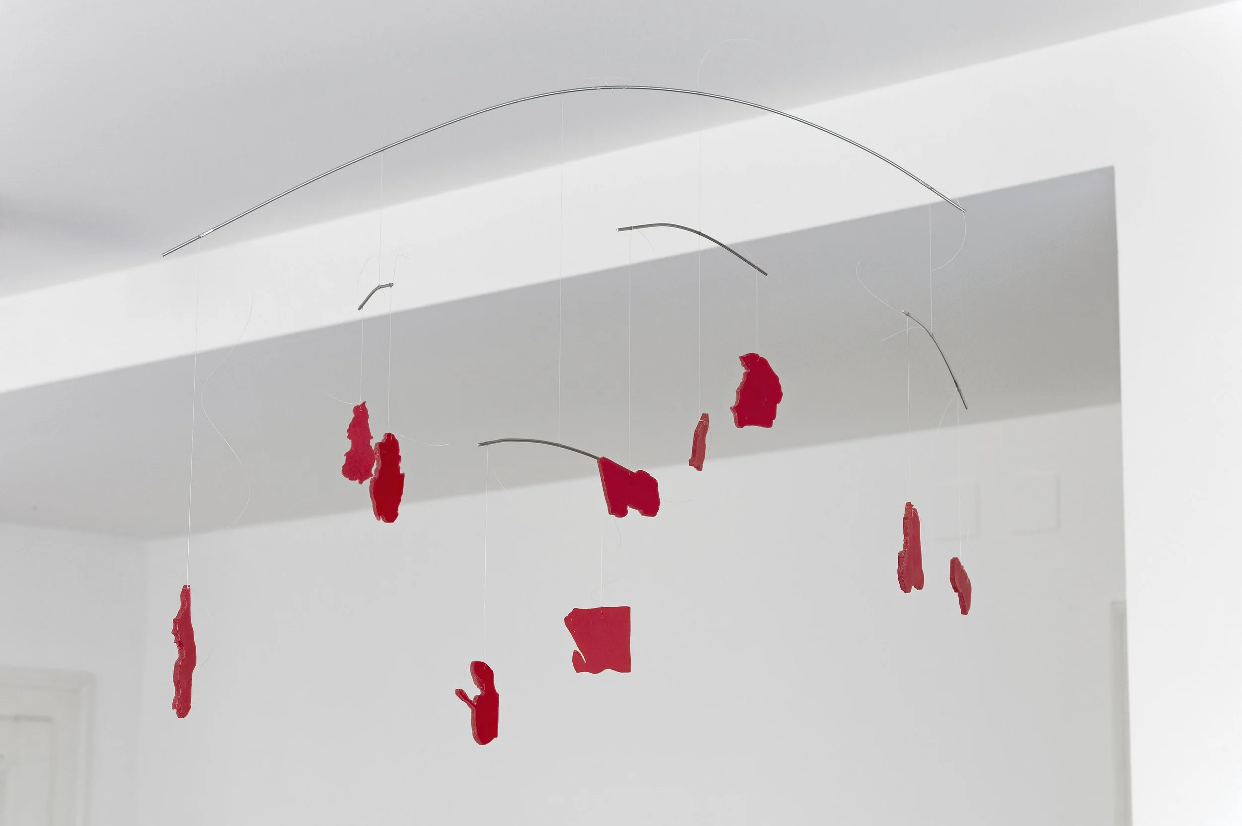   María Elena González   South , 2011 Epoxy, stainless steel 27 1/2 x 38 x 1/4 inches 