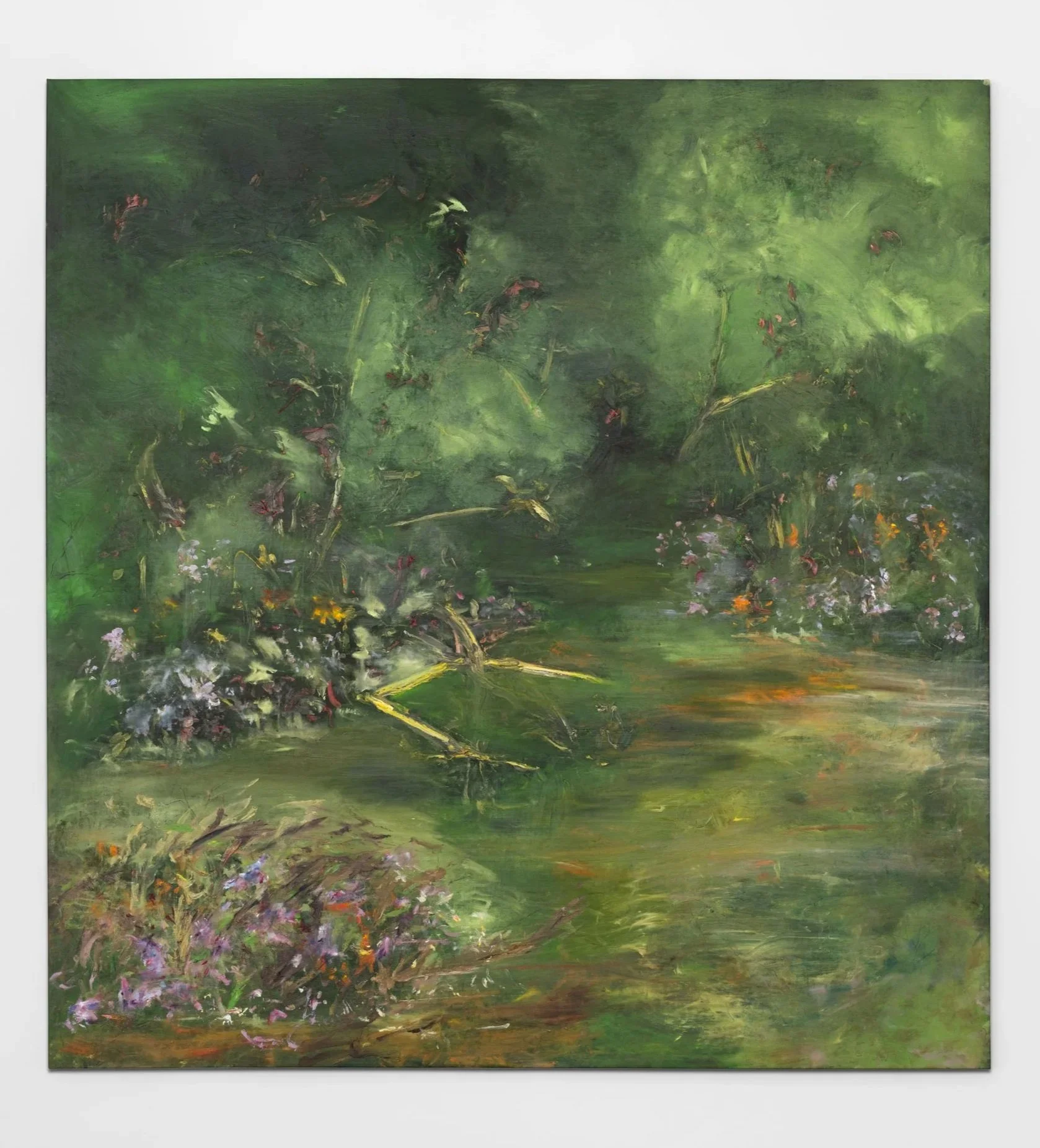   Ema Ri   Blackwater , 2025 Oil on canvas 80 x 76 in 203.2 x 193 cm 