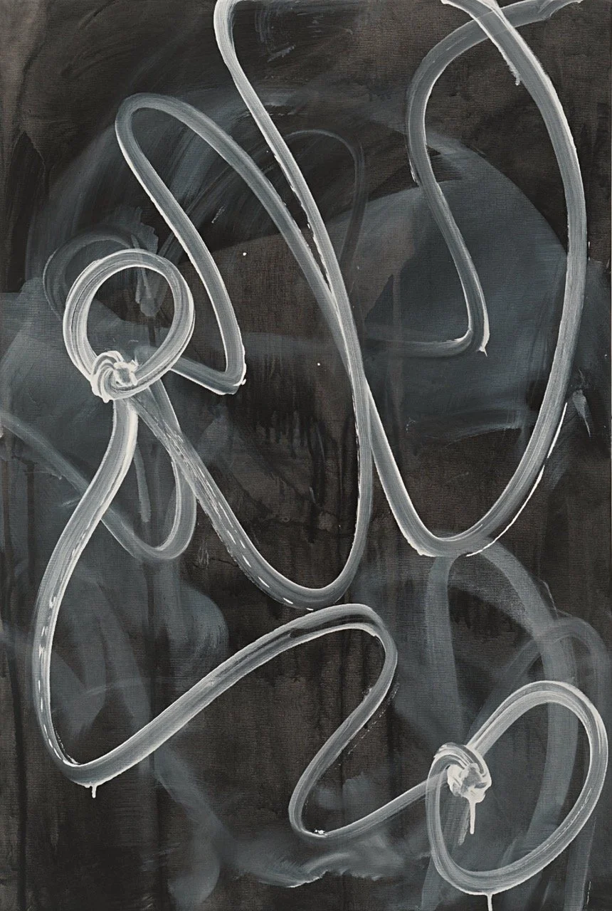   Mark Sheinkman   New Dock , 2005 Acrylic on linen 36 x 24 in 91.4 x 60.96 cm  