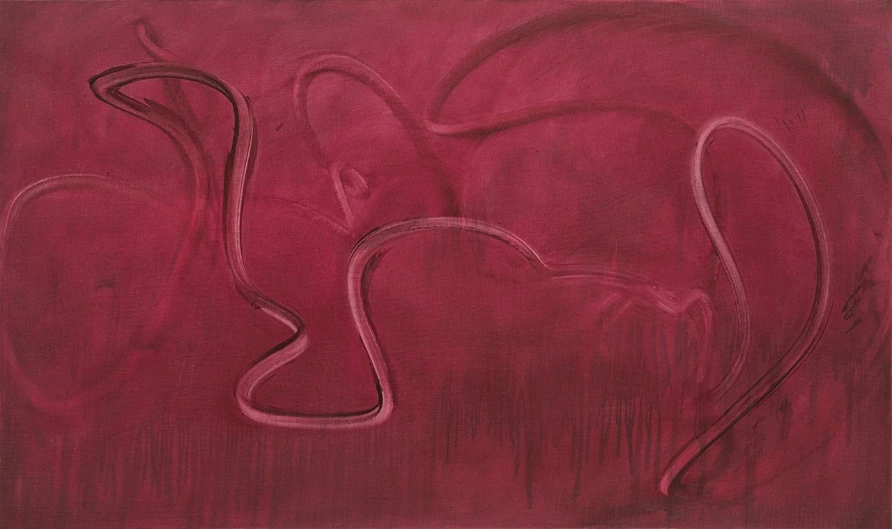   Mark Sheinkman   Victor , 2025 Oil on linen 32 x 54 in 81.3 x 137.2 cm 