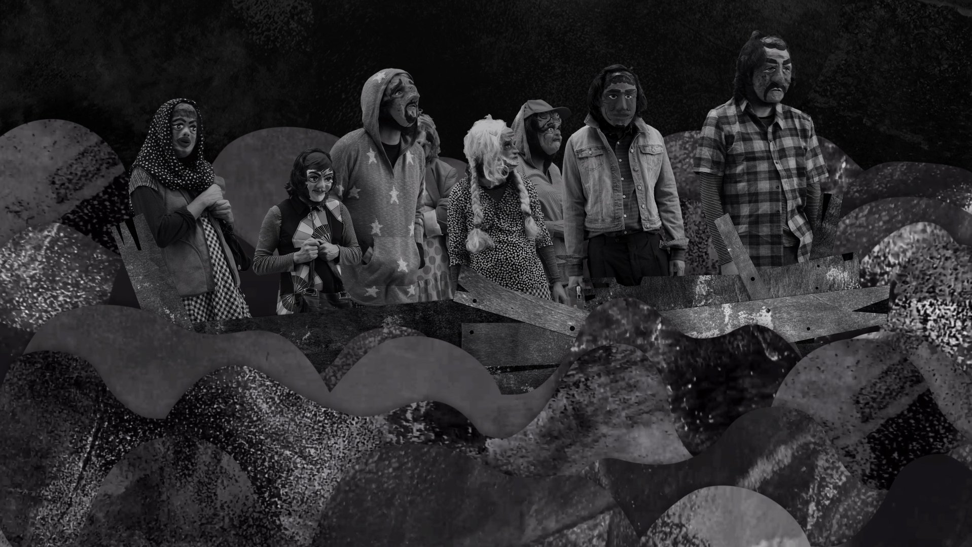   Edison Peñafiel   MARE MAGNVM -  Video Installation Still, 2021 12 Channel Video Installation 30 minutes 60 x 60 x 10 feet  