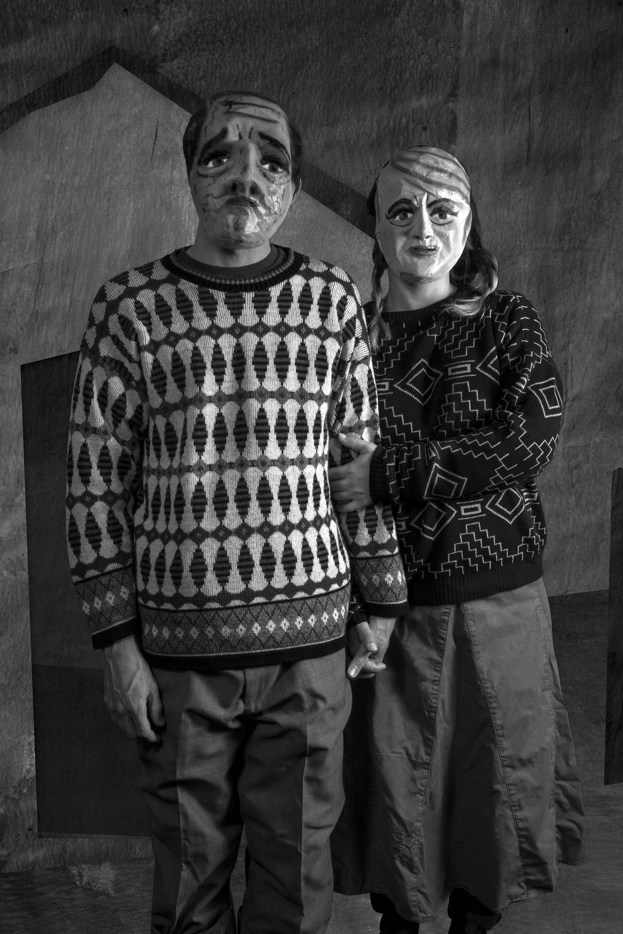   Edison Peñafiel   Edison Oliver Vera Alcivar y Angela Rebeca Rafaela Robles Huacon de Verra [La Casa] , 2021   Archival pigment print 63 x 42 inches  160 x 106.5 cm 