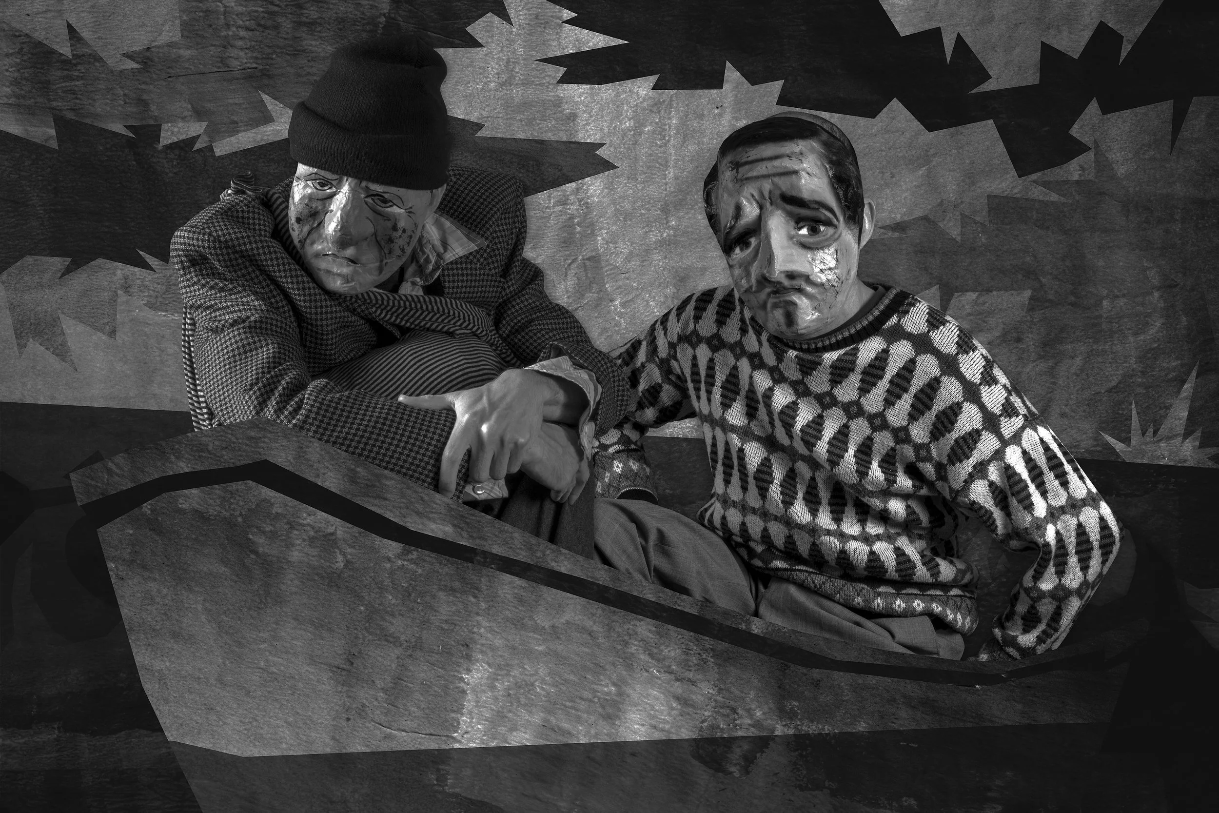   Edison Peñafiel   El Mayor y Edison Oliver Vera Alcivar [El Paquisha] , 2021   Archival pigment print 63 x 42 inches  160 x 106.5 cm 