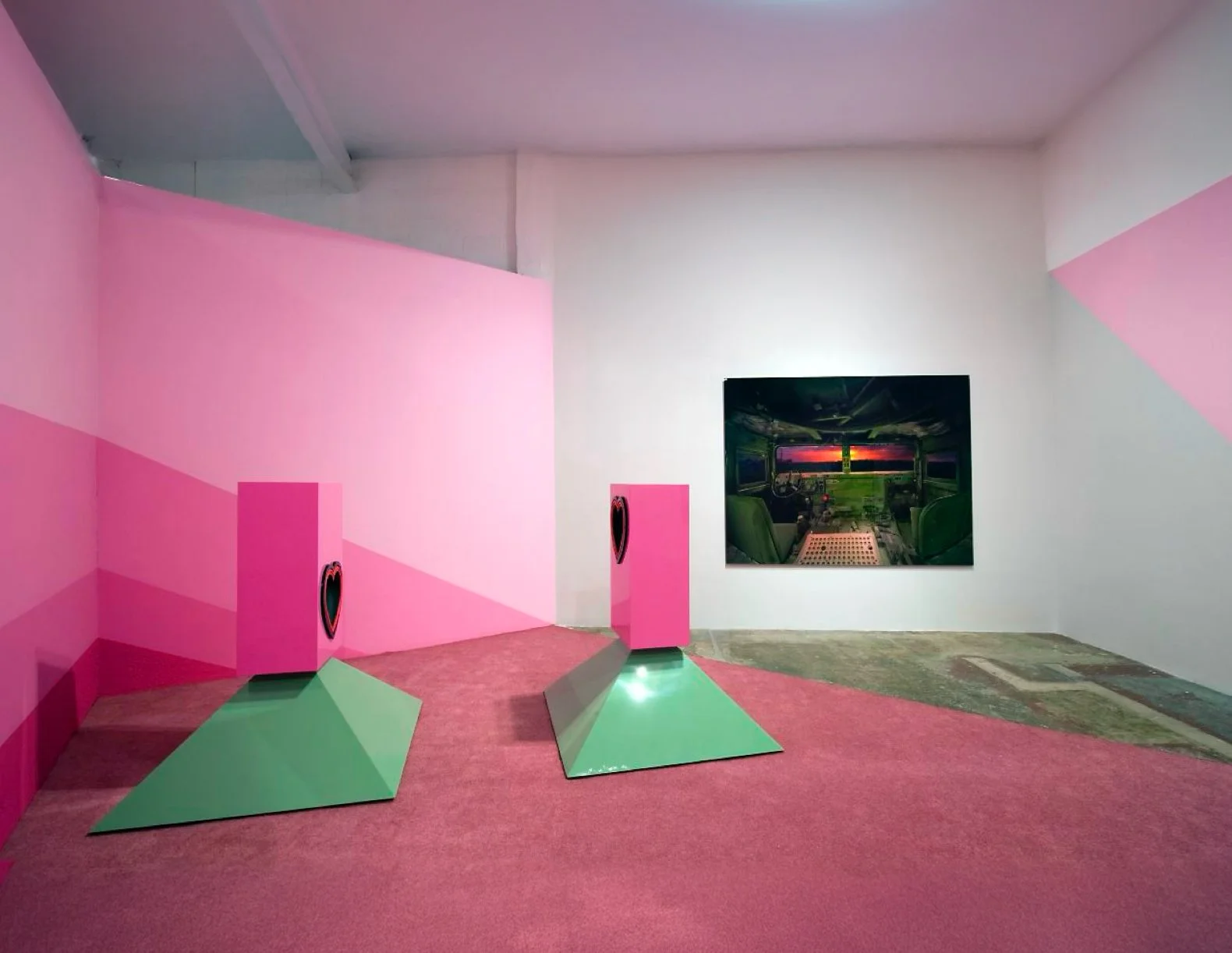  Luis Gispert  El Mundo Es Tuyo,  2009&nbsp; Mixed media Dimensions Variable   Site specific installation 
