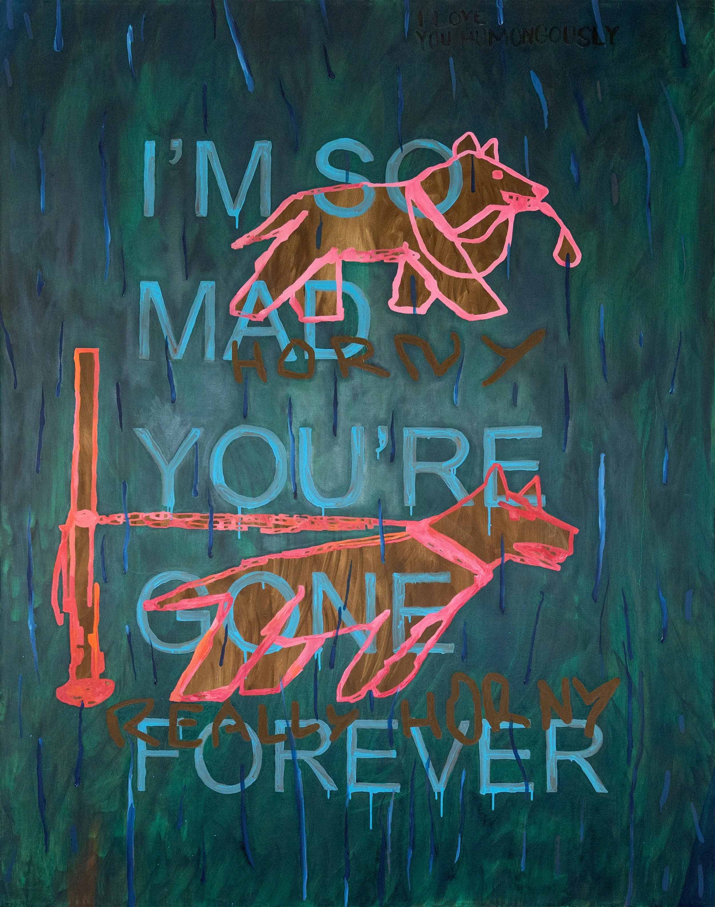   Kayla Delacerda   Danny , 2026 Oil on canvas 57 x 45 in 144.8 x 114.3 cm 