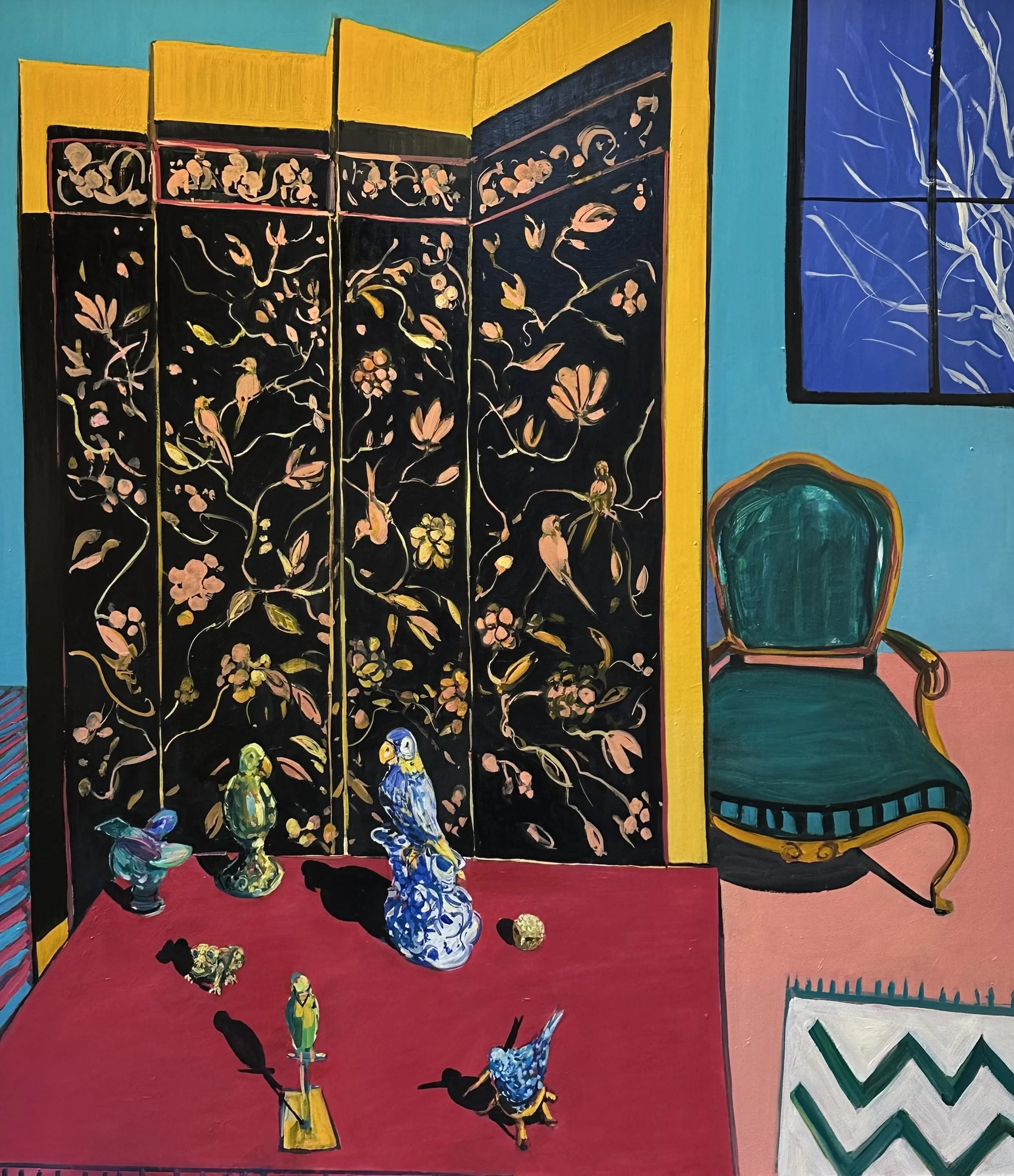 Deborah_Brown_Glass_Menagerie_2025_oil_on_canvas_88x77inches.jpg