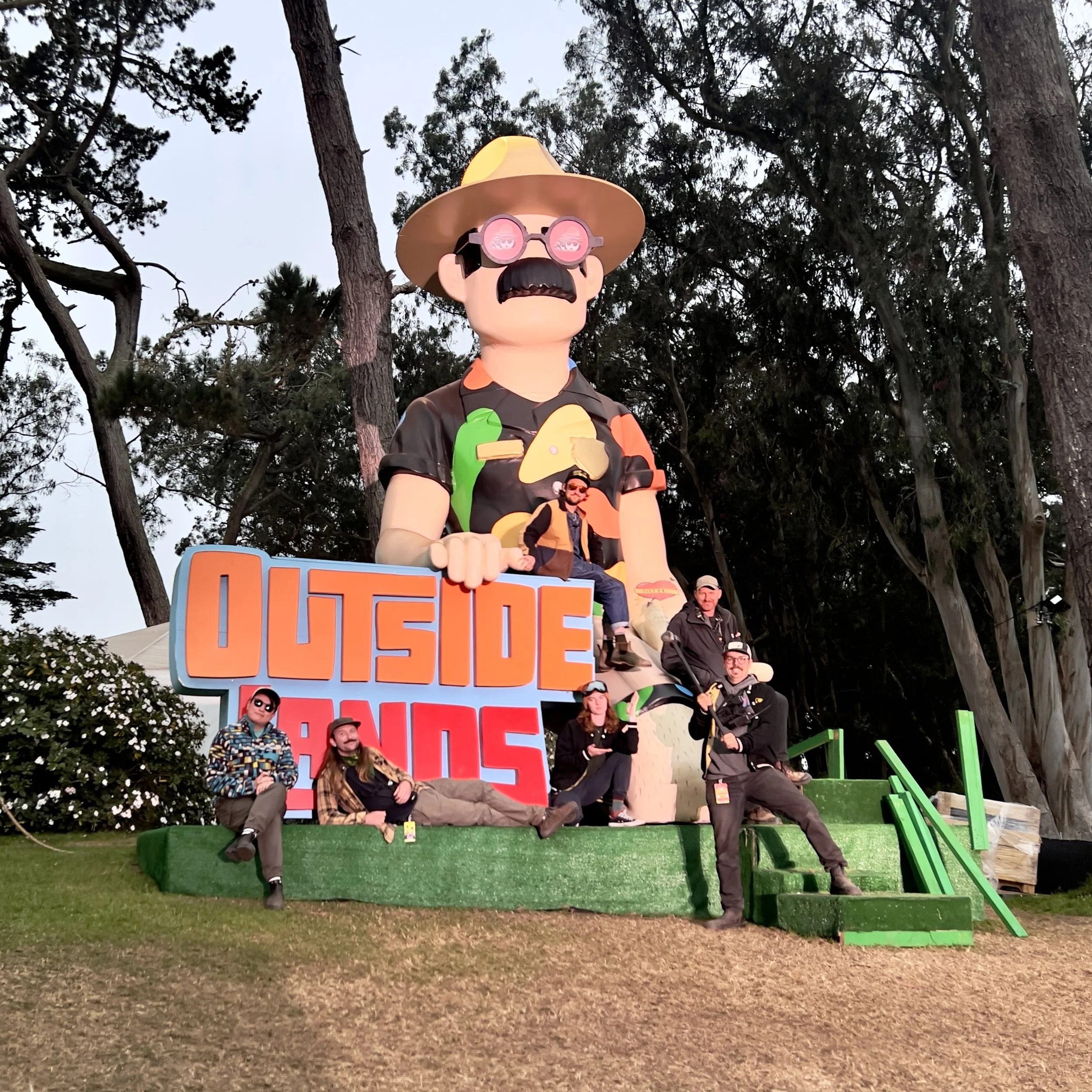 Dave Statue @ Outside Lands
