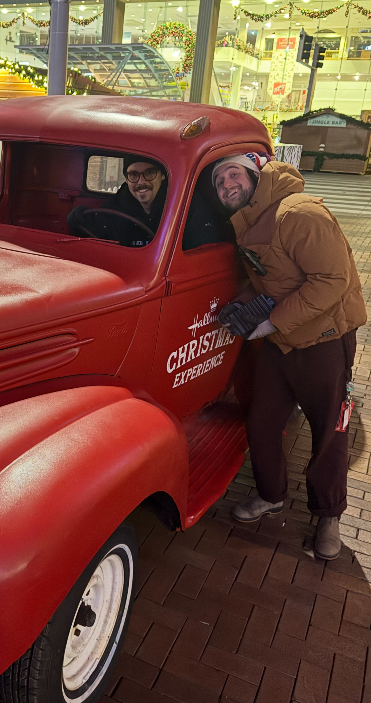 Aaron and Will @ Hallmark Christmas